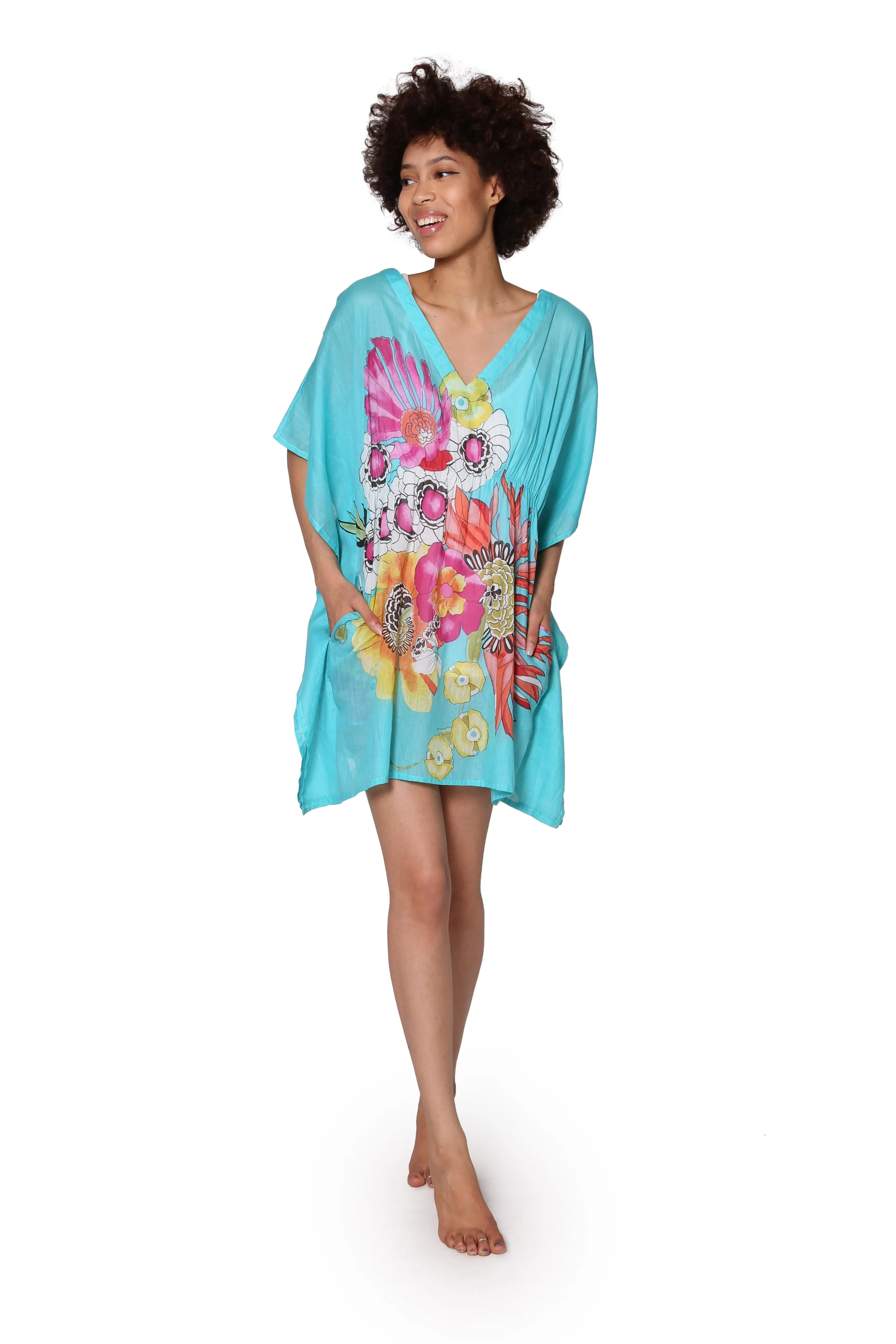 100% Cotton Floral Print Tunic