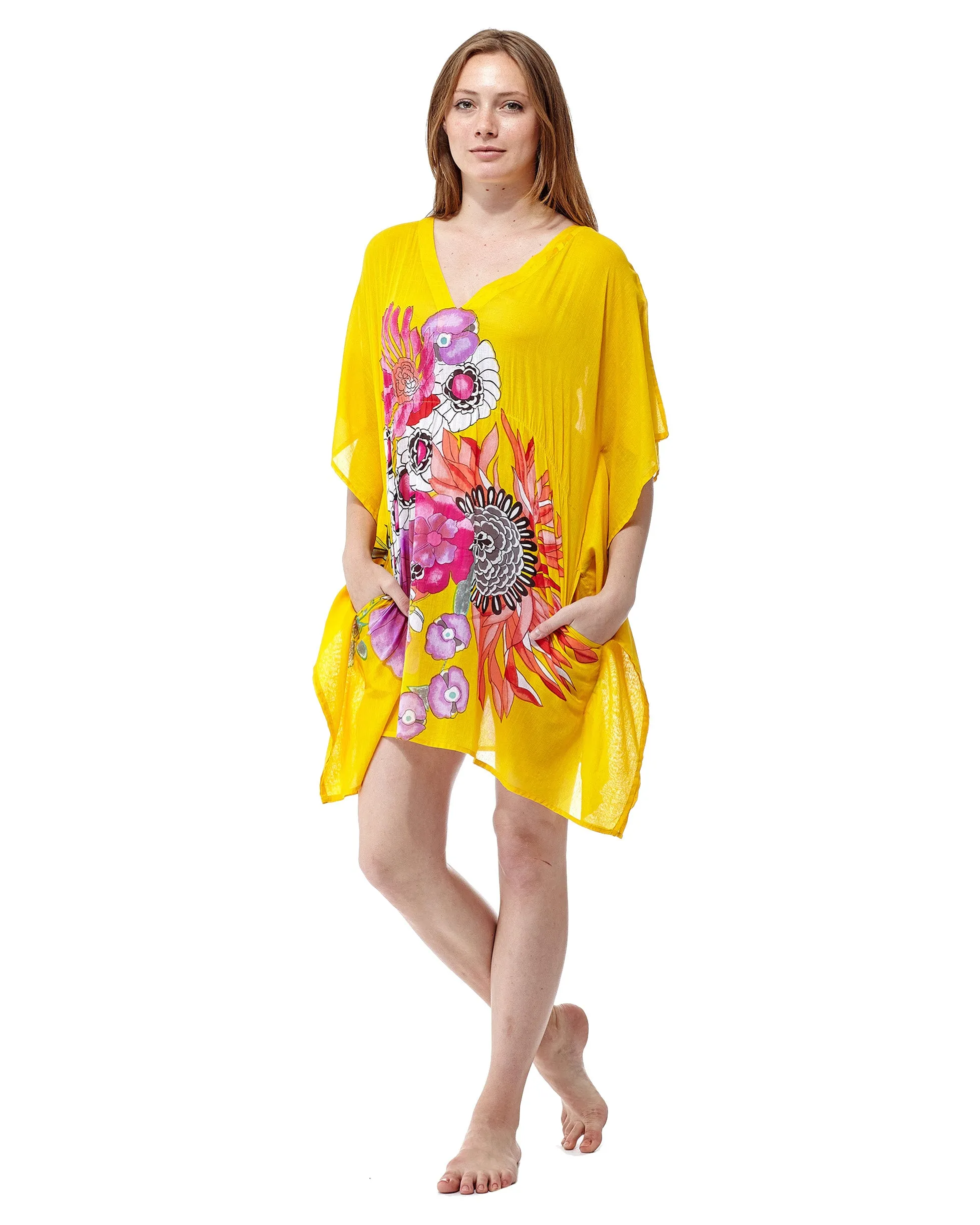 100% Cotton Floral Print Tunic