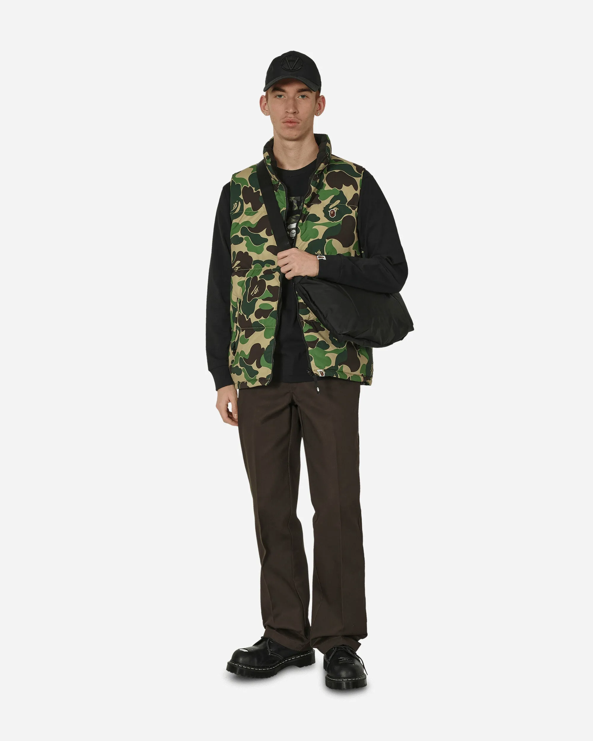 Abc Camo Reversible Down Vest Green