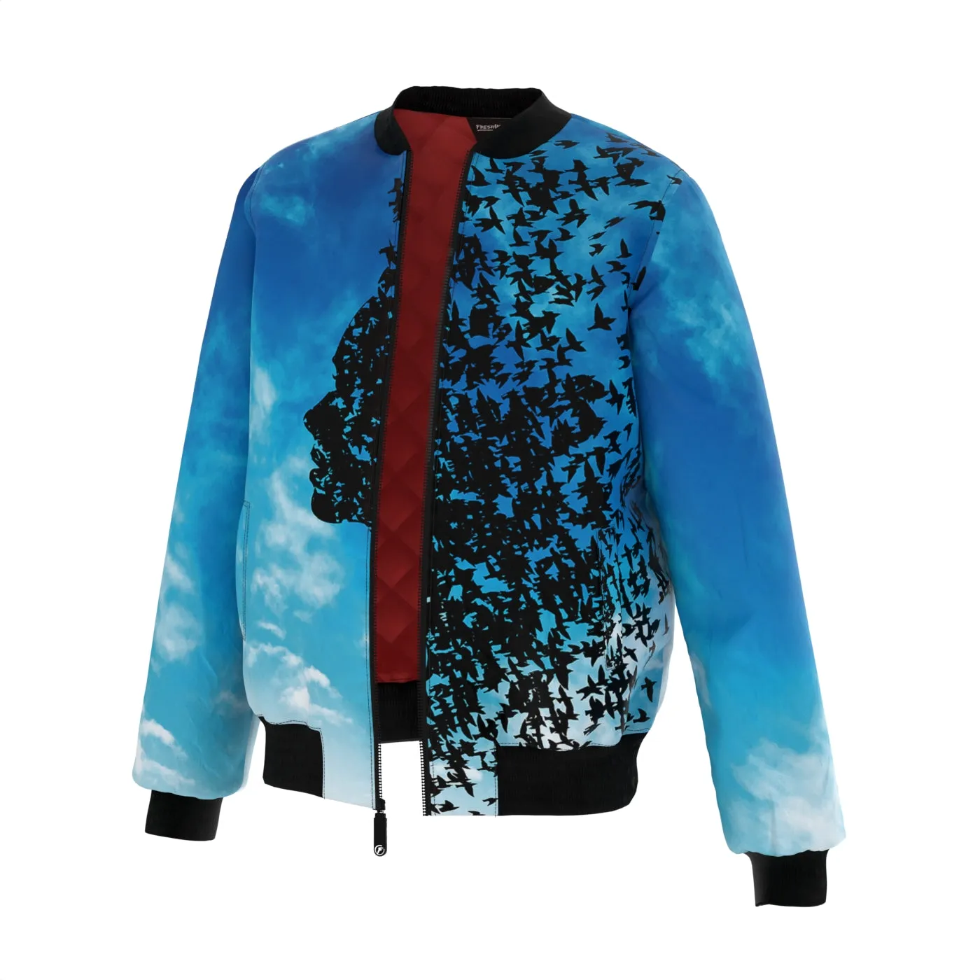 Artistic Soaring Bomber Jacket