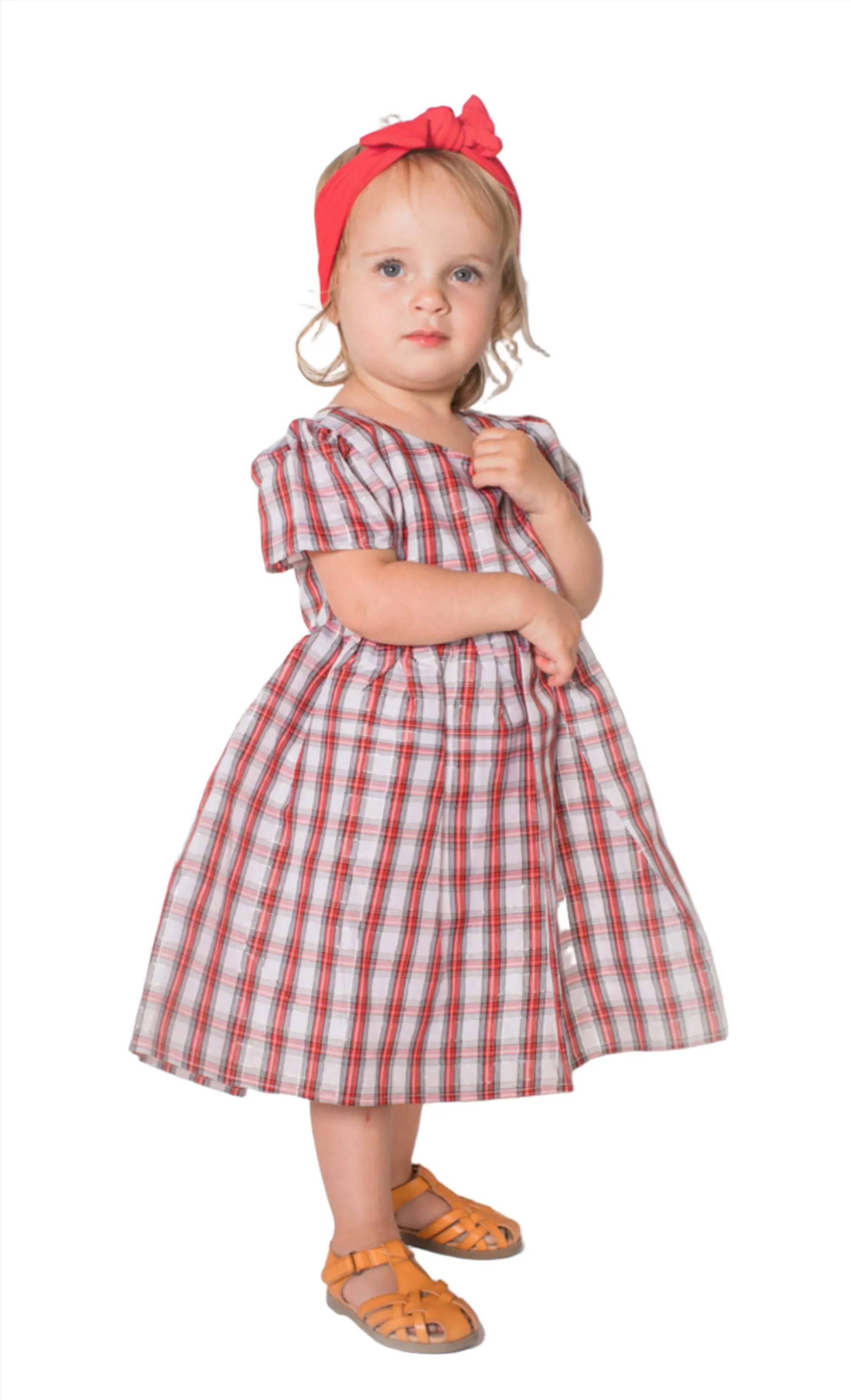 Baby Girl's & Little Girl's Red Check Dress