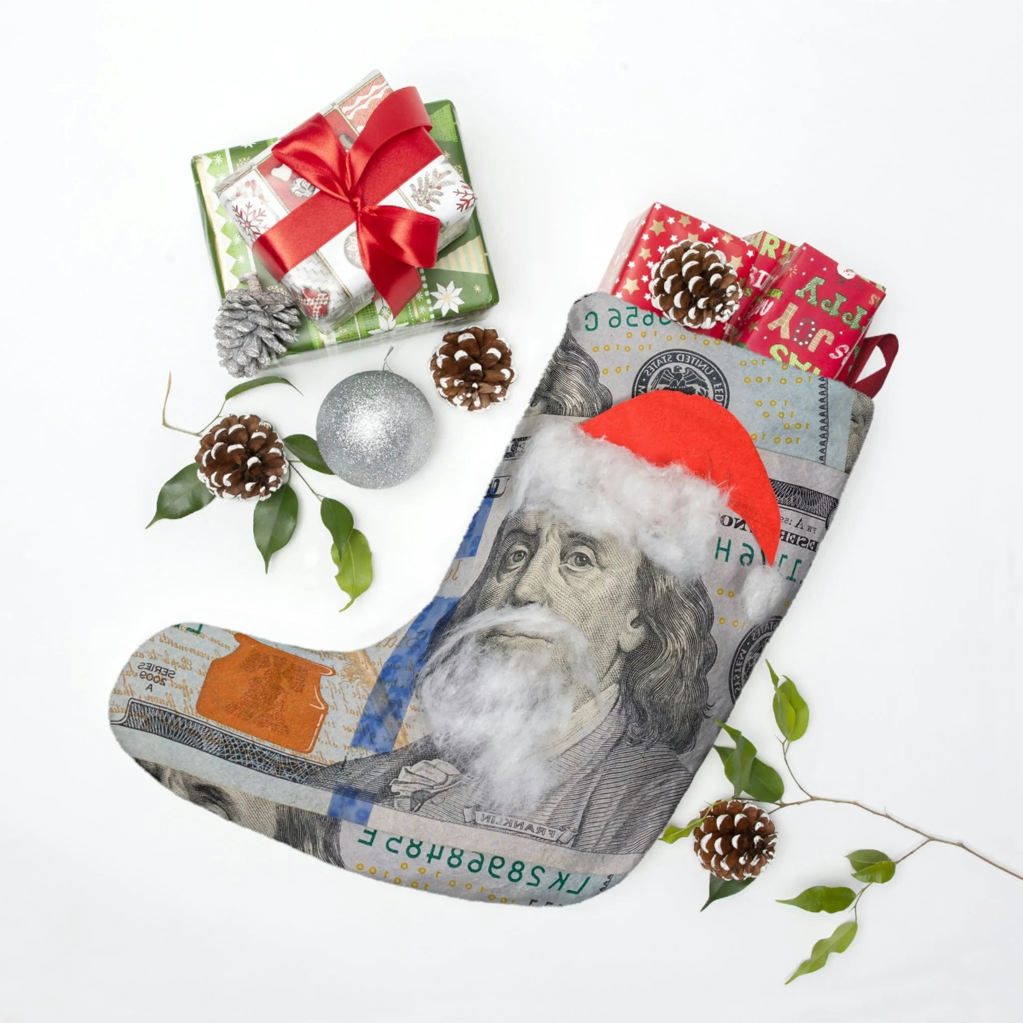 Benjamin Franklin Christmas Stockings