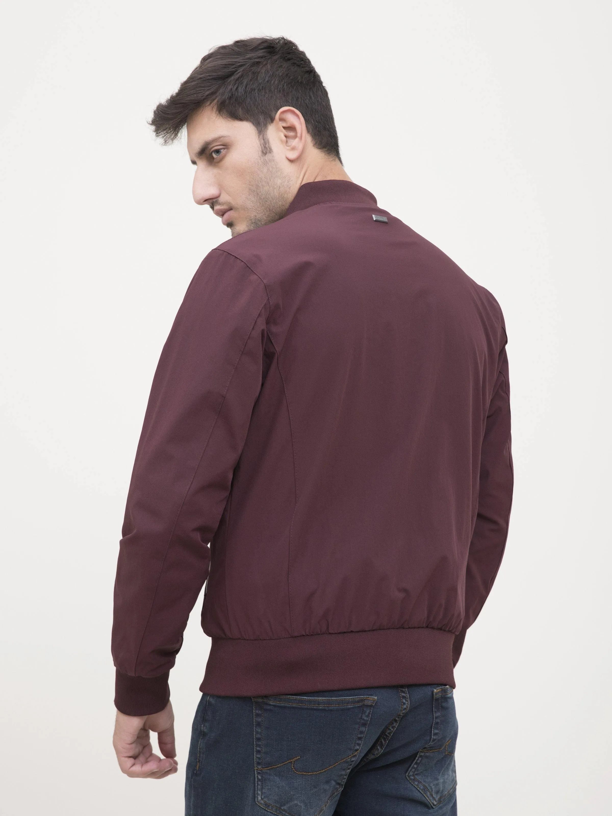 BOMBER JACKET MAROON