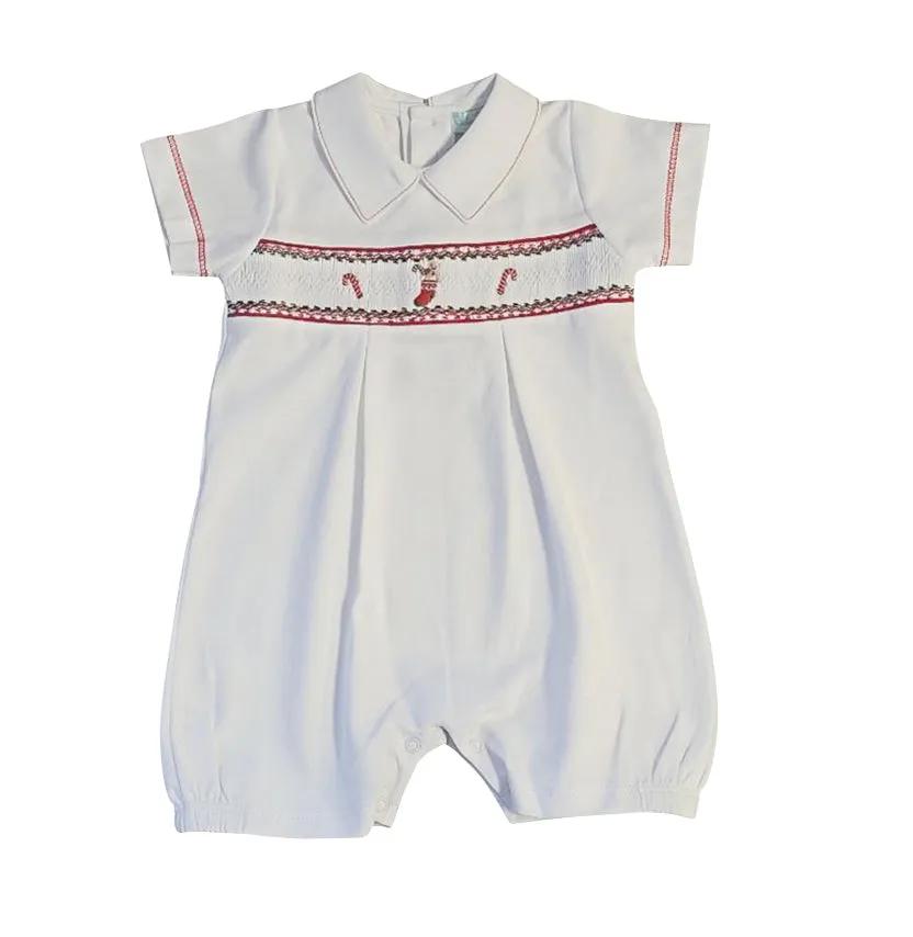 Boy's Christmas Stockings Pima Cotton Baby Boy romper