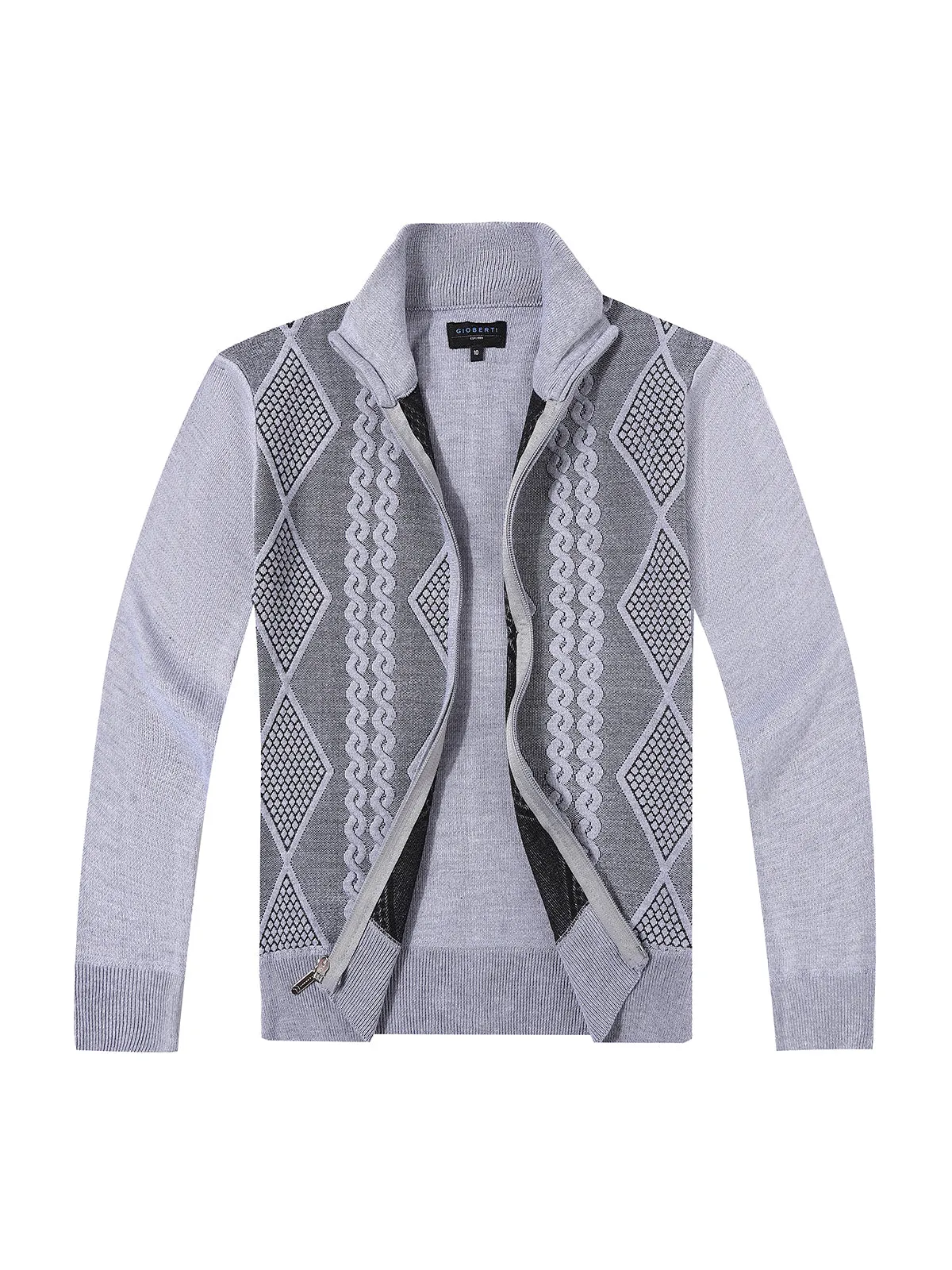 Boy's Geometric Design Sweater