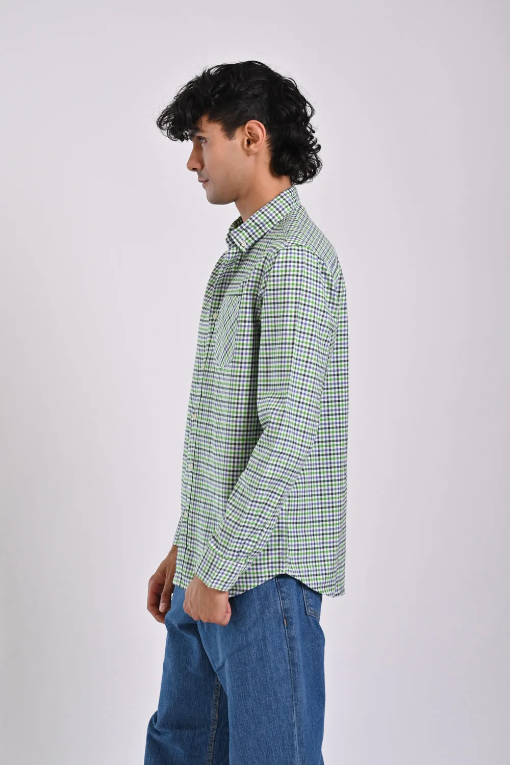 BUTTON DOWN CHECK SHIRT