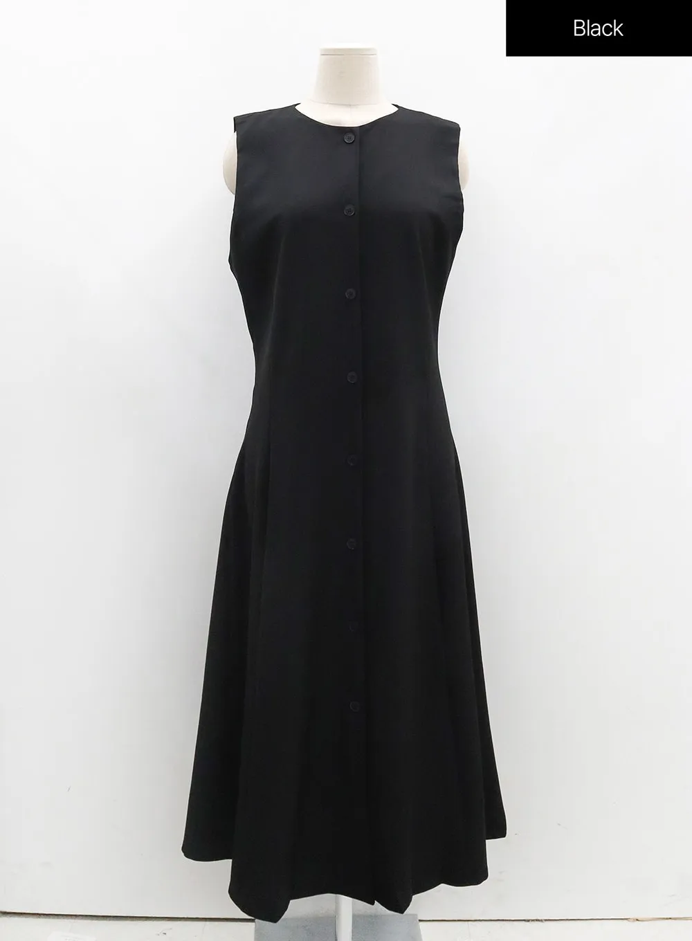 Button Down Sleeveless Maxi Dress OG19