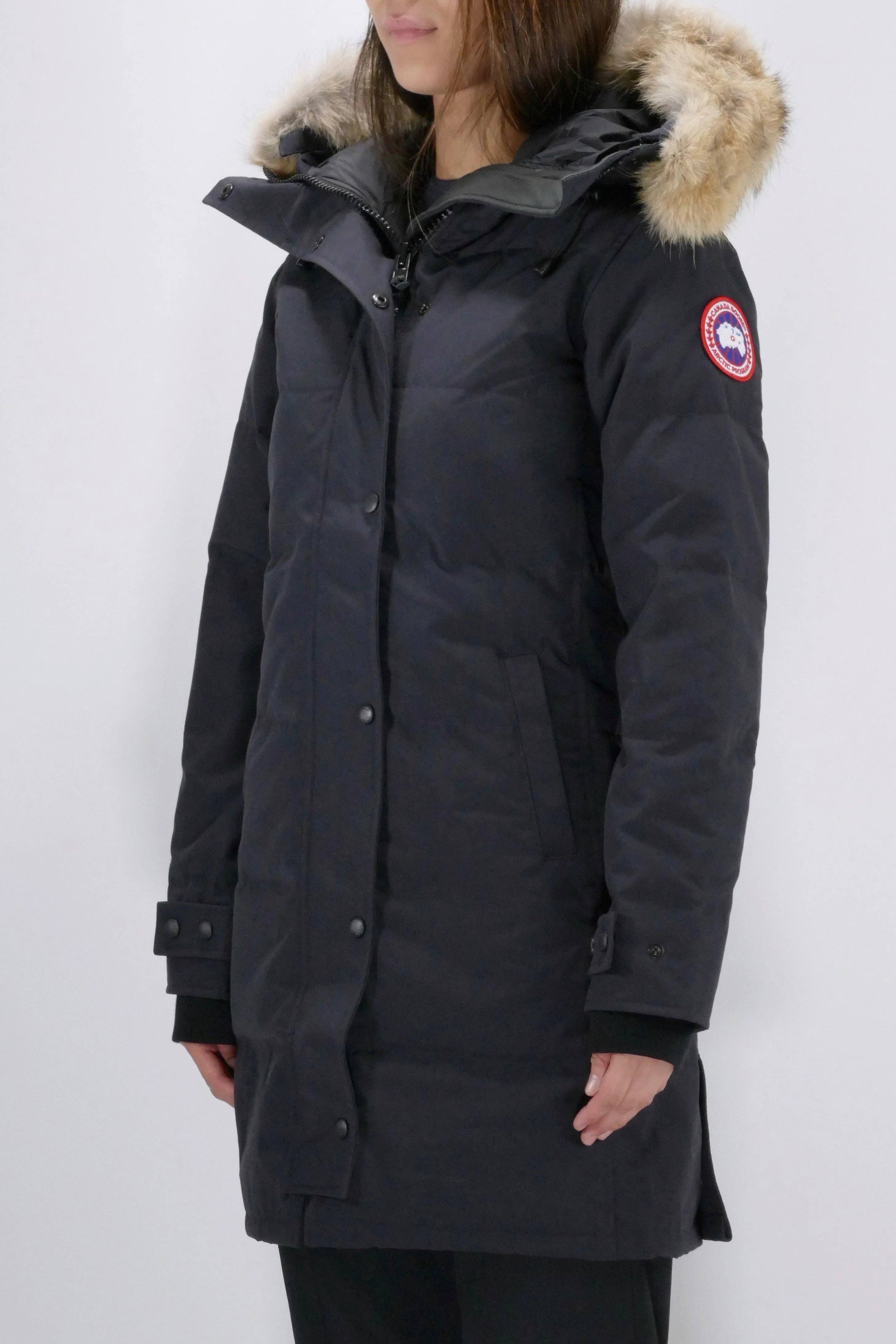 Womens Canada Goose Shelburne Down Parka - Navy, Premium Insulated Winter Coat