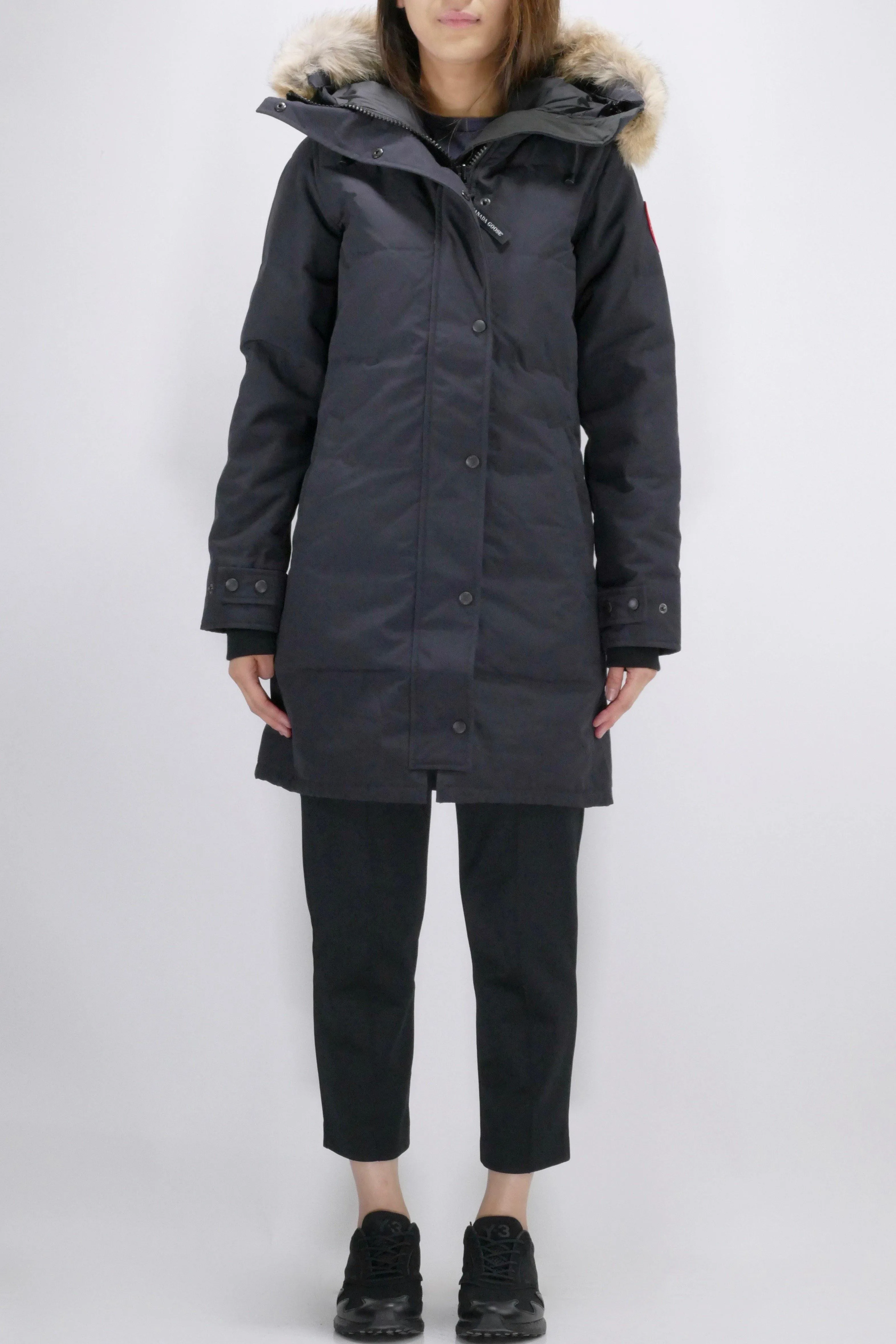 Womens Canada Goose Shelburne Down Parka - Navy, Premium Insulated Winter Coat