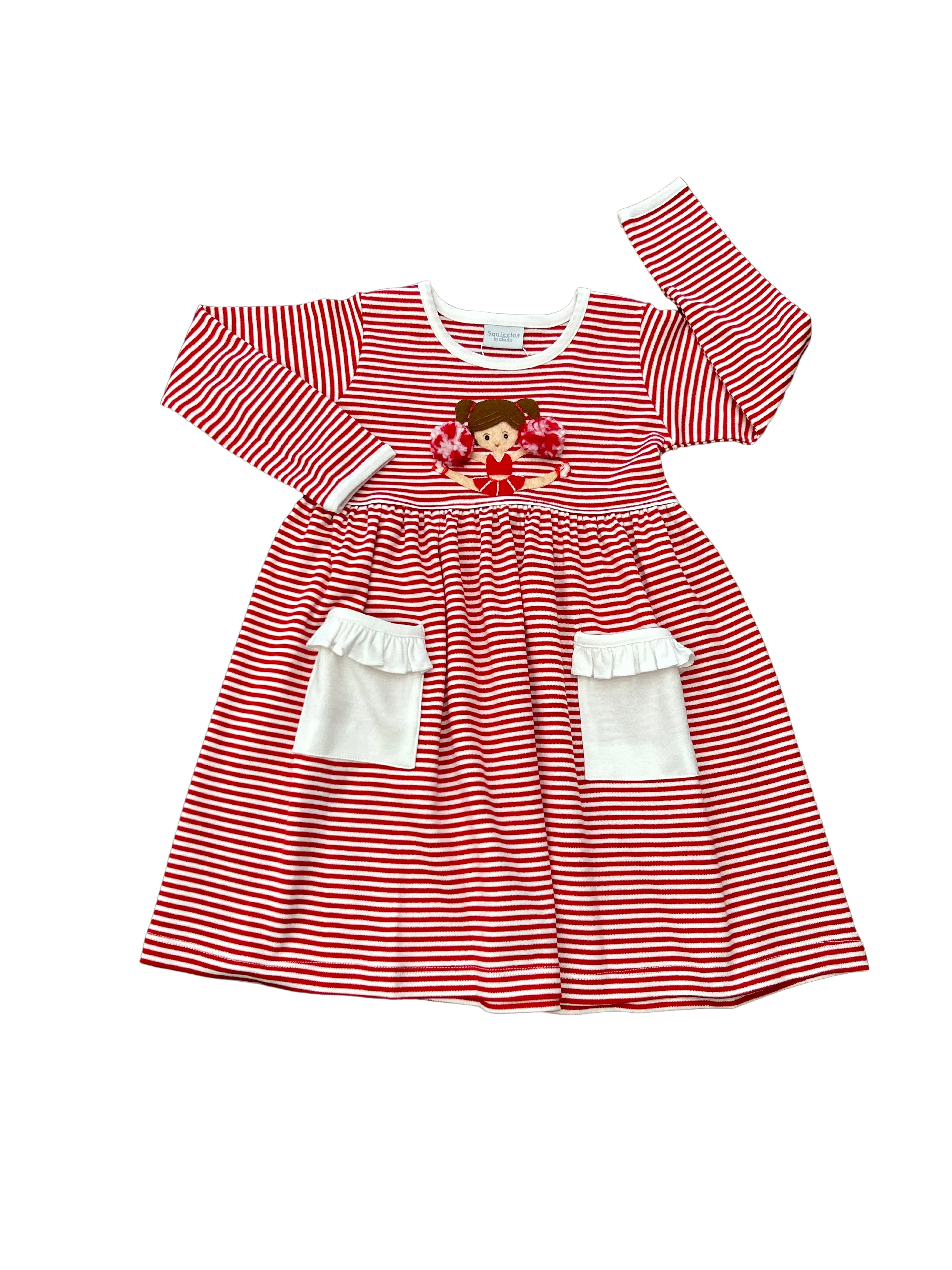 Cheerleader Red Popover Dress