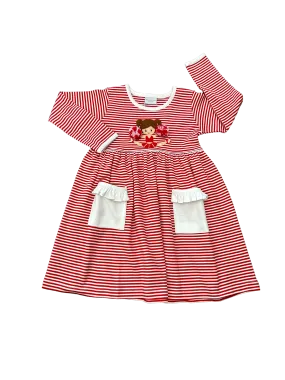 Cheerleader Red Popover Dress