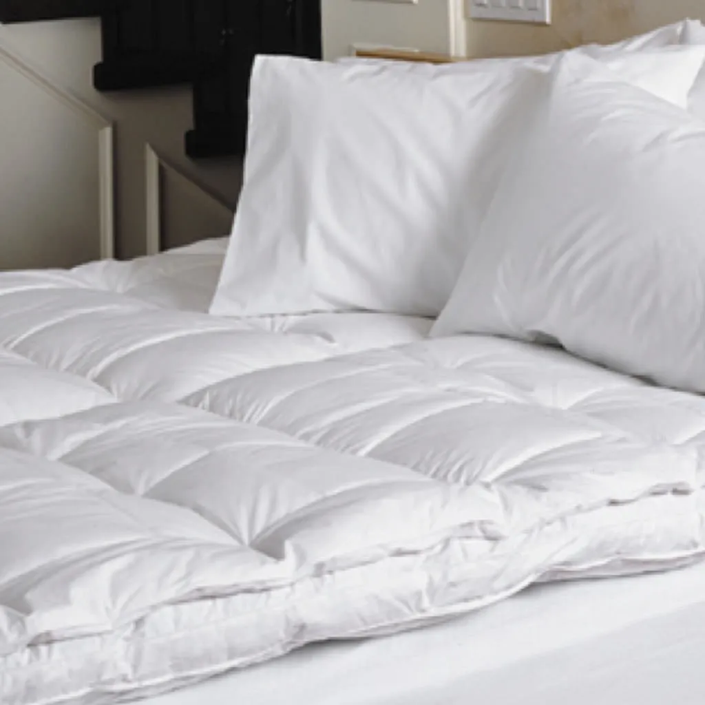 Dania Down - White Goose Down Mattress Topper - King