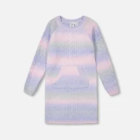 Deux Par Deux Sweater Dress - Fushia Pink