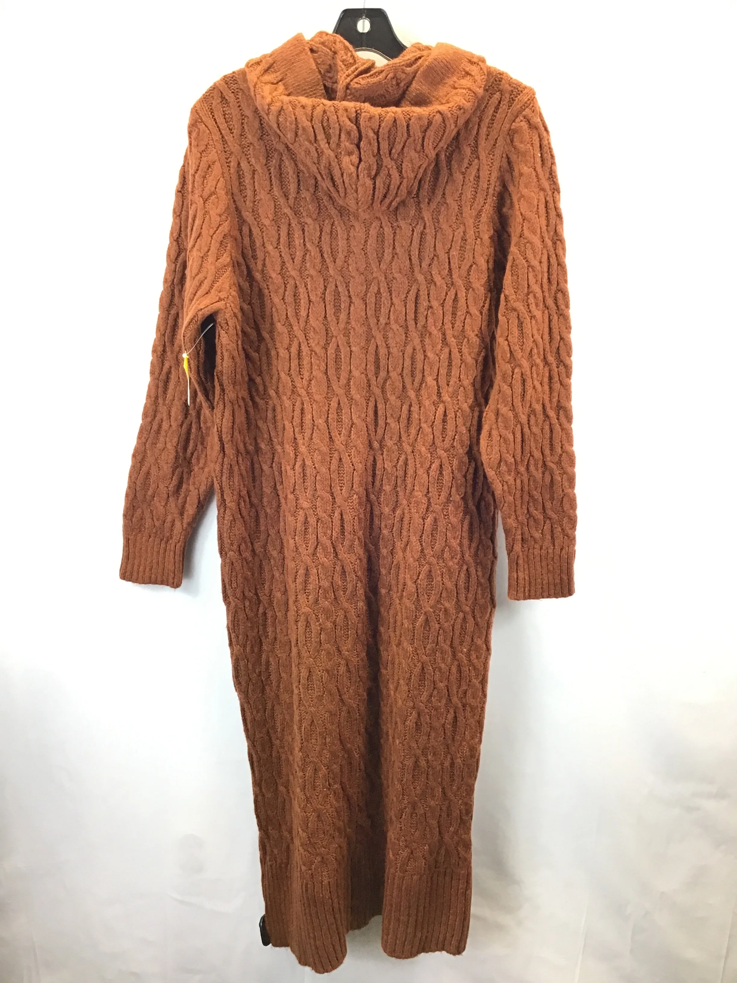 Dress Sweater By Anthropologie In Brown, Size: L