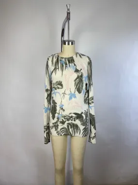 Trendy Tropical Sweater in Size Small