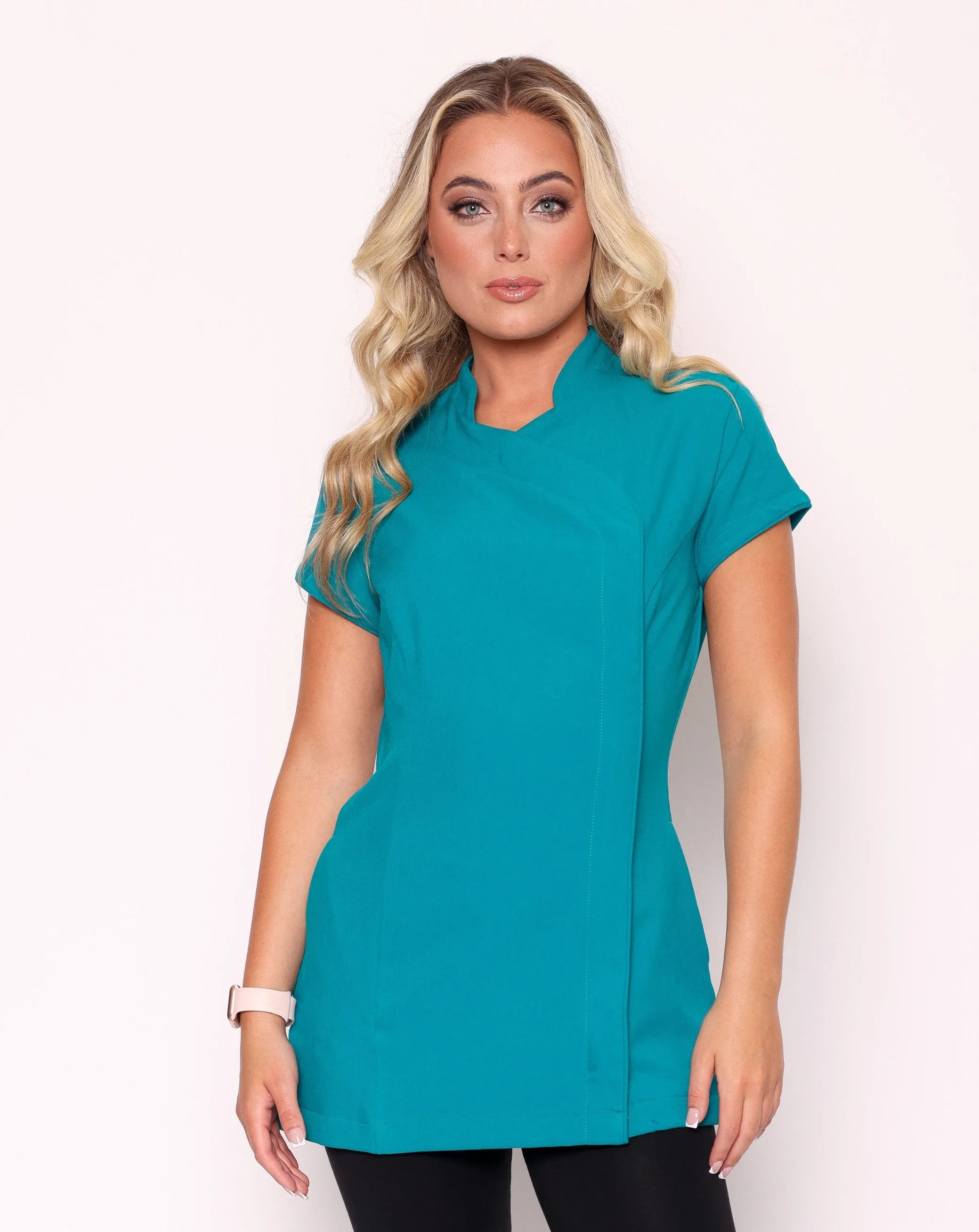 Event Mandarin Collar Asymmetric Tunic