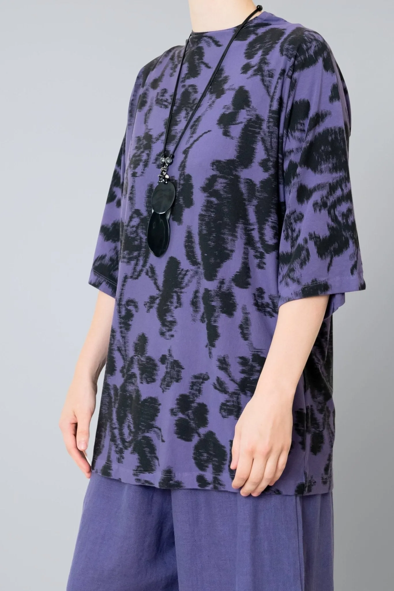 Firori Print Tunic - Hortensia