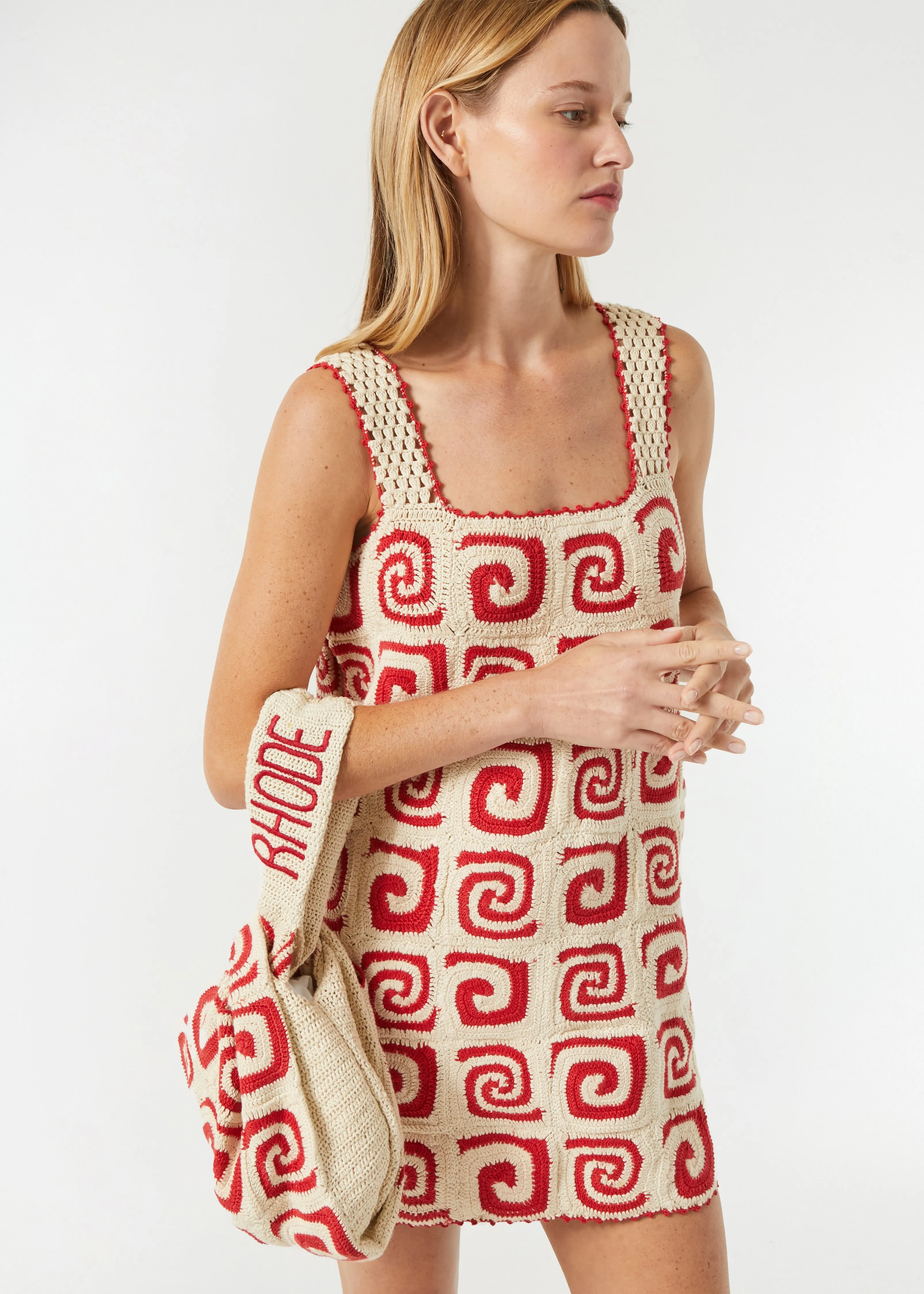 Goldie Dress | Red Swirl Crochet