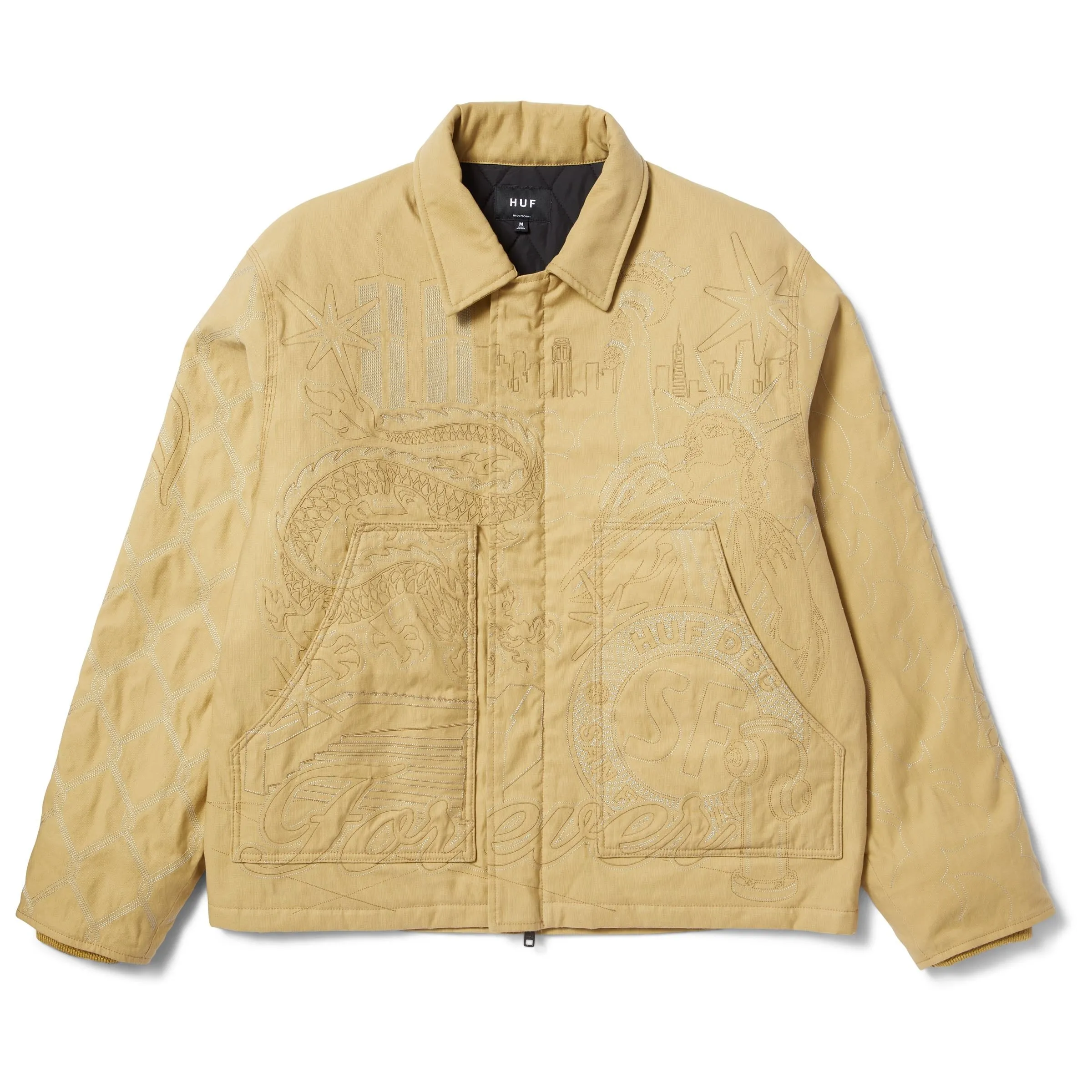 HUF 20th Anniversary Limited Edition Embroidered Bomber Jacket