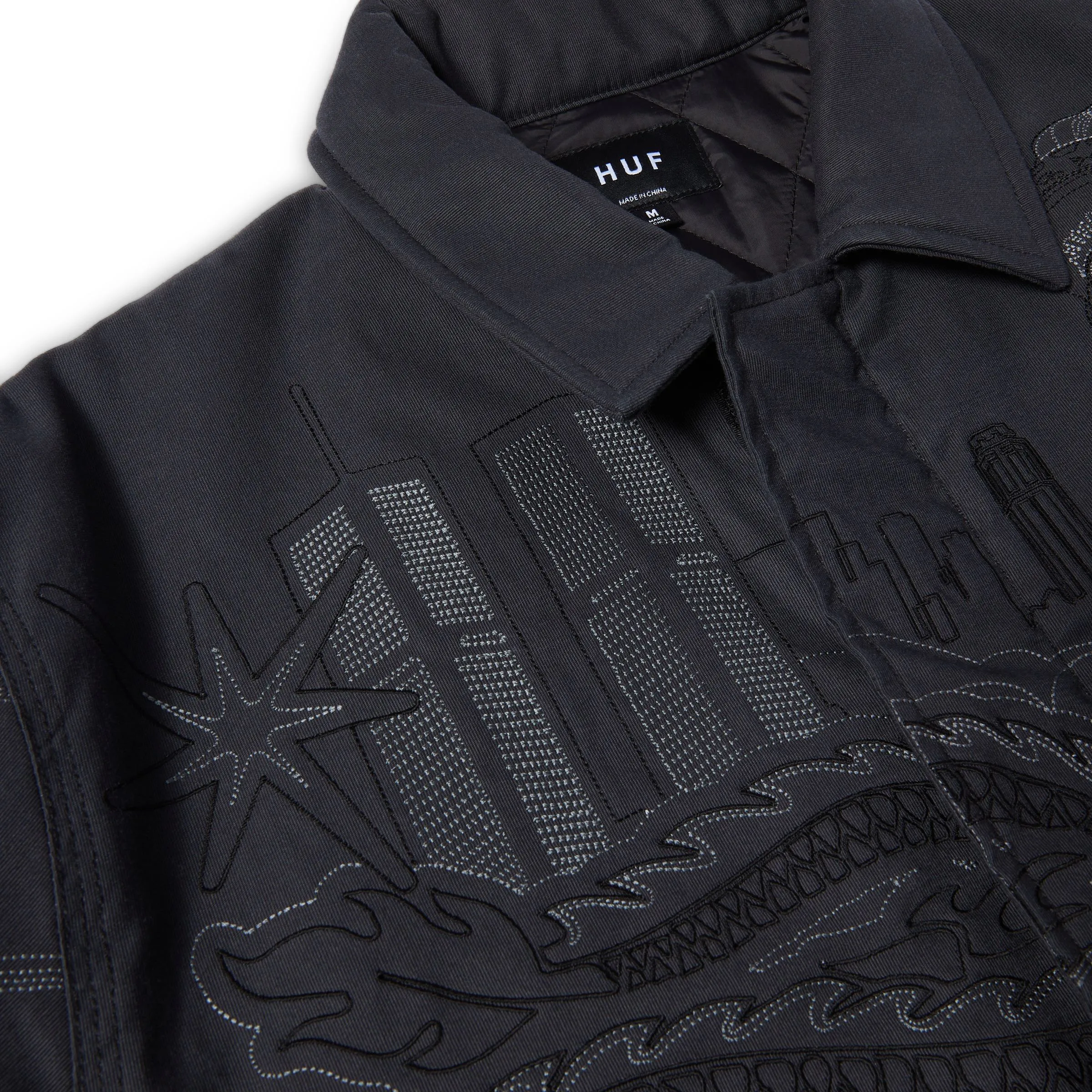 HUF 20th Anniversary Limited Edition Embroidered Bomber Jacket