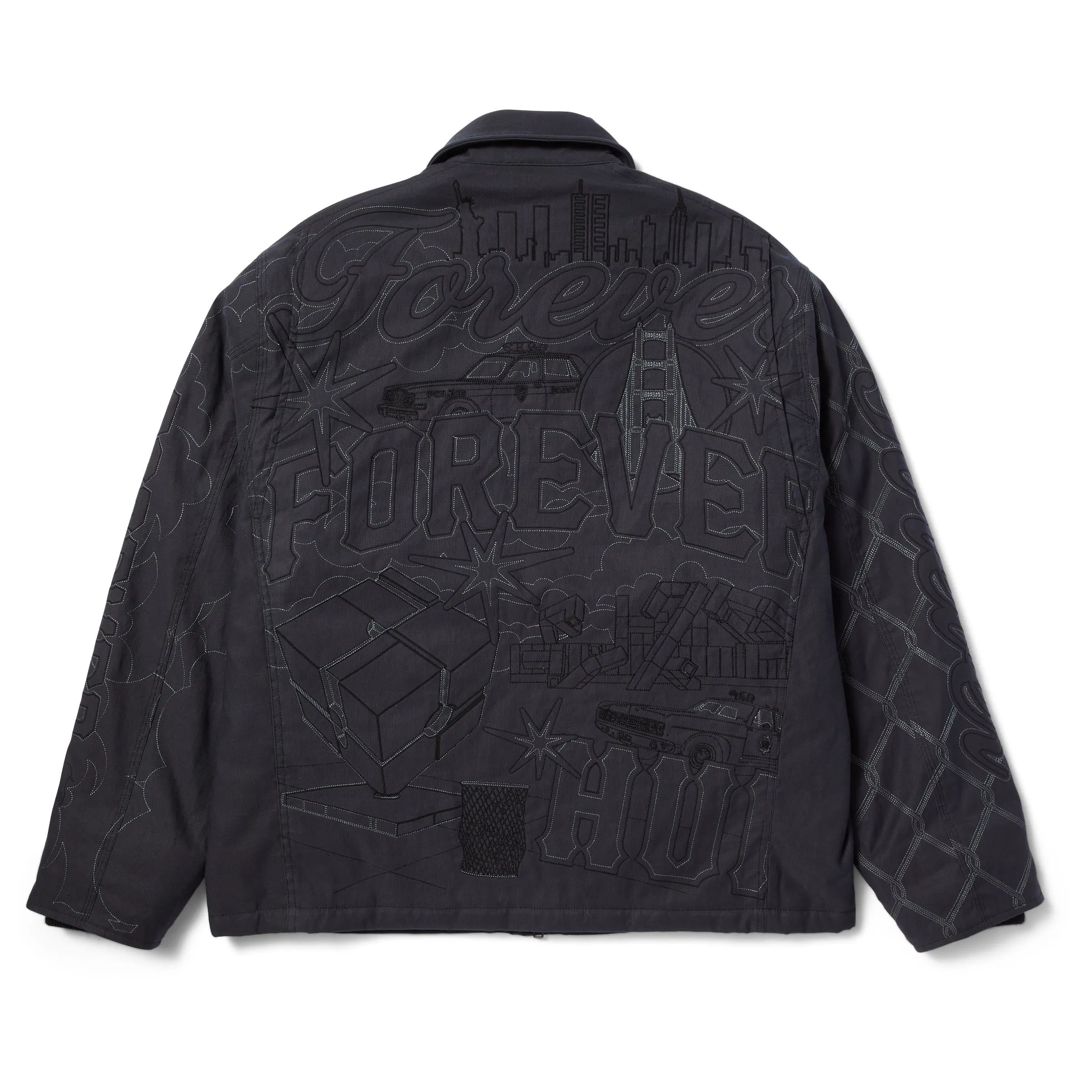 HUF 20th Anniversary Limited Edition Embroidered Bomber Jacket