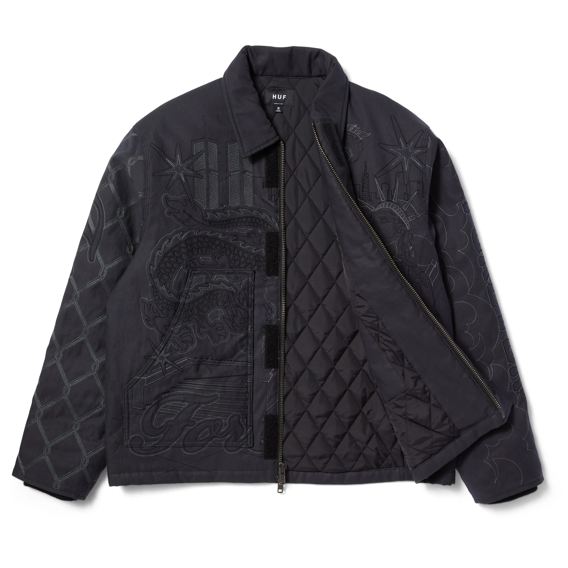 HUF 20th Anniversary Limited Edition Embroidered Bomber Jacket