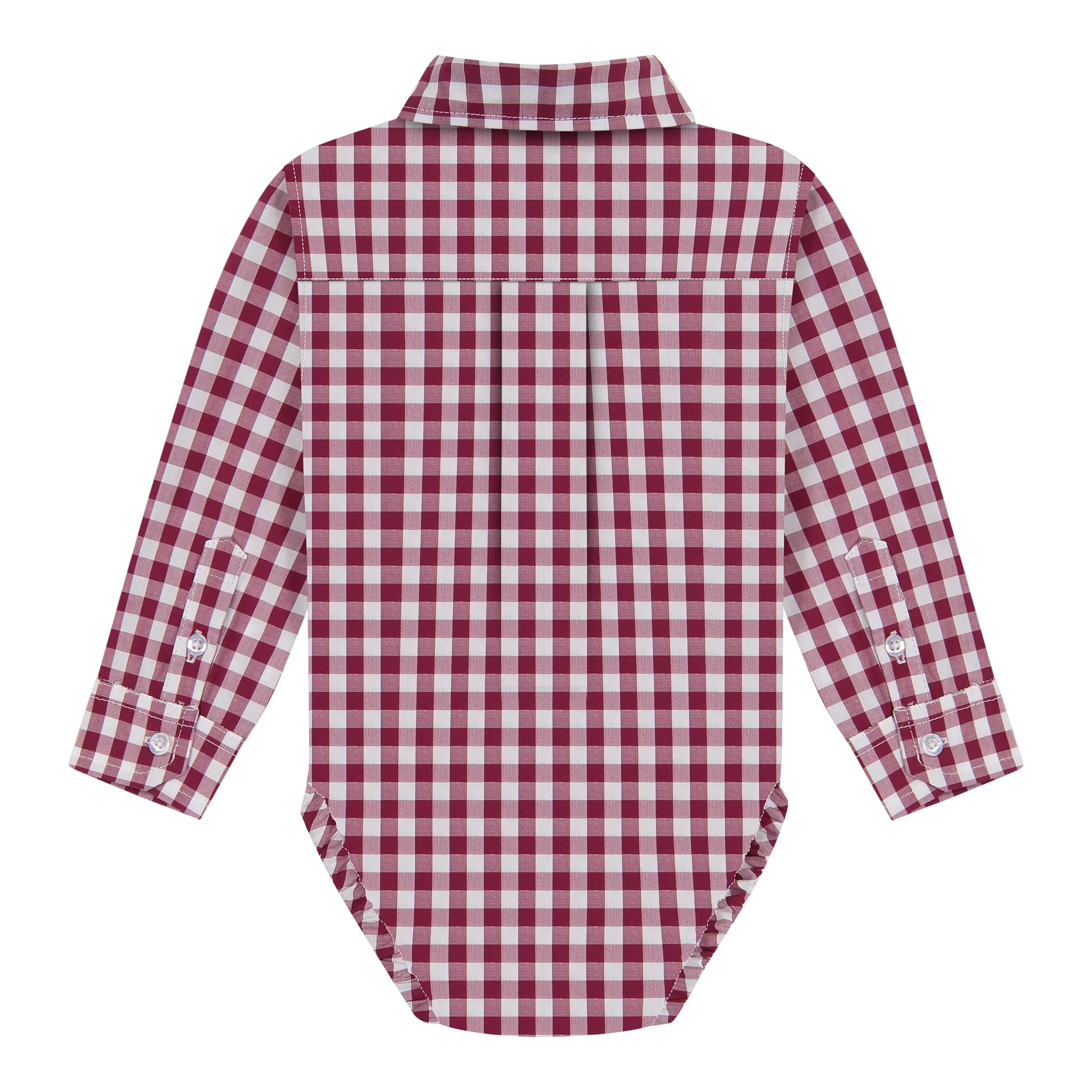 Infant Boys Gingham Button Down Shirtzie