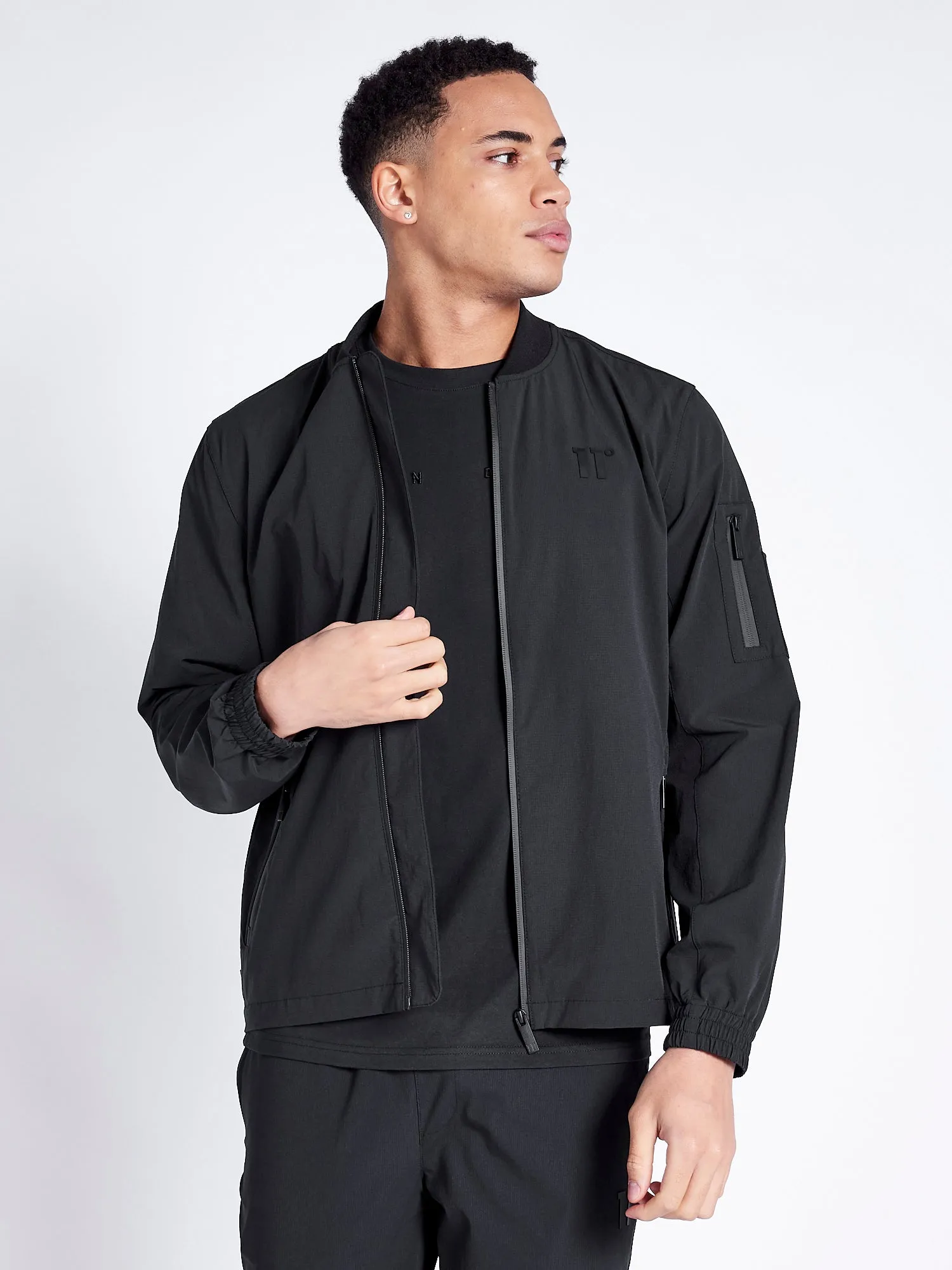 Krypton Bomber Jacket - Black