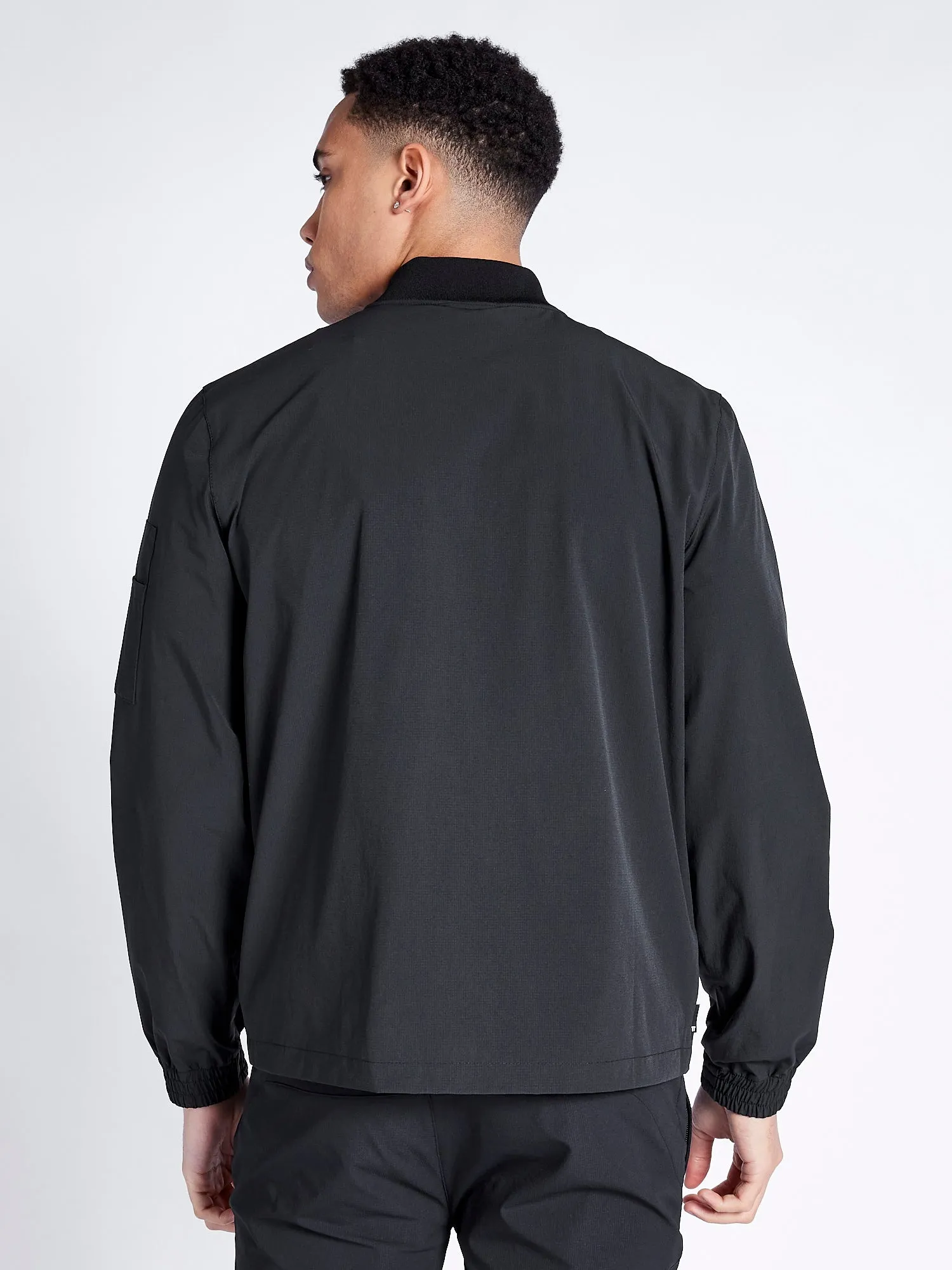 Krypton Bomber Jacket - Black