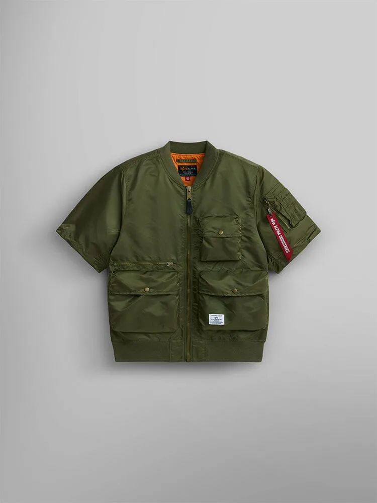 L-2B SHORT SLEEVE BOMBER JACKET W