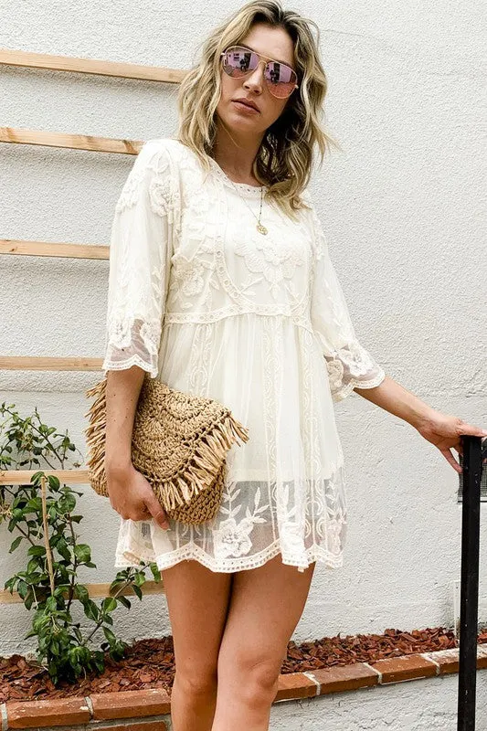 Lilly Lace Tunic- Final Sale