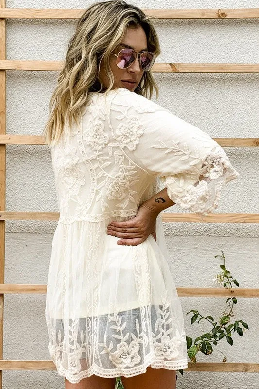 Lilly Lace Tunic- Final Sale