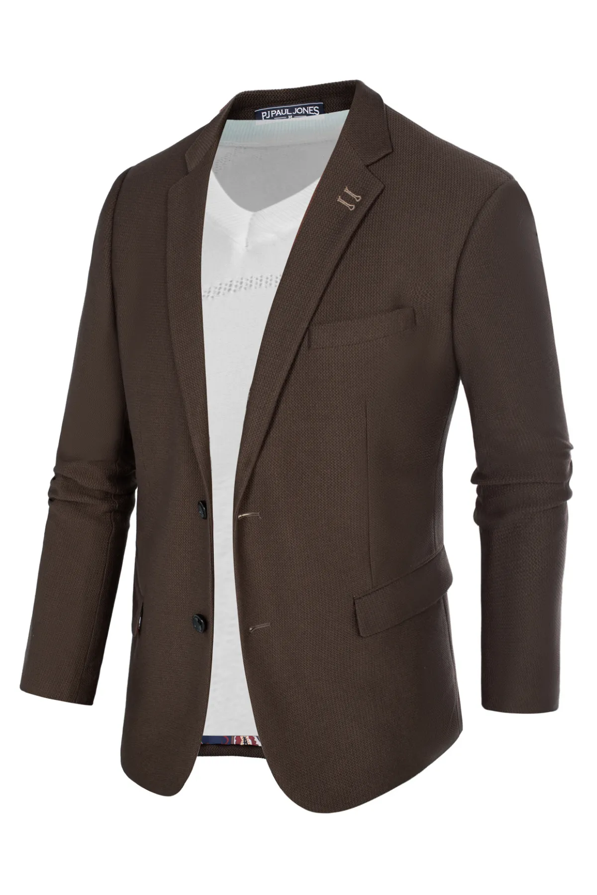 Lightweight Two-Button Mens Casual Business Sport Coat Blazers