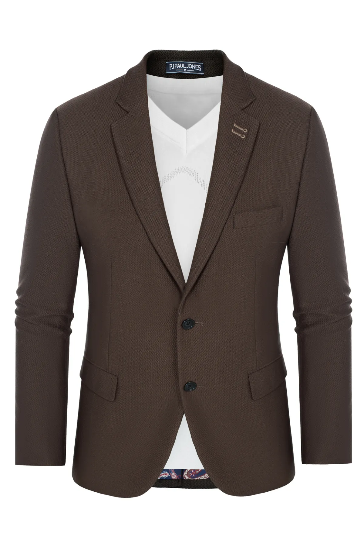 Lightweight Two-Button Mens Casual Business Sport Coat Blazers