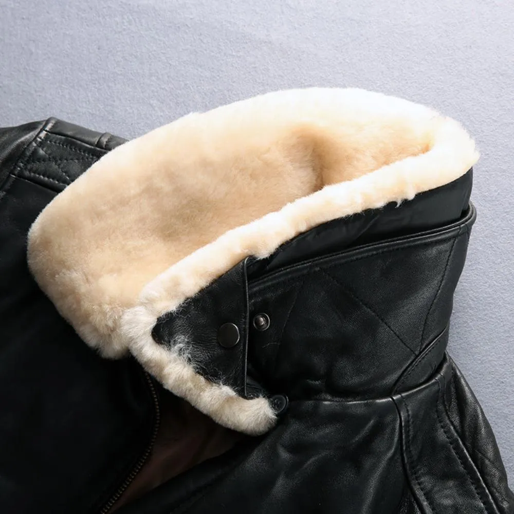 Mens G1 Sheepskin Bomber Jacket