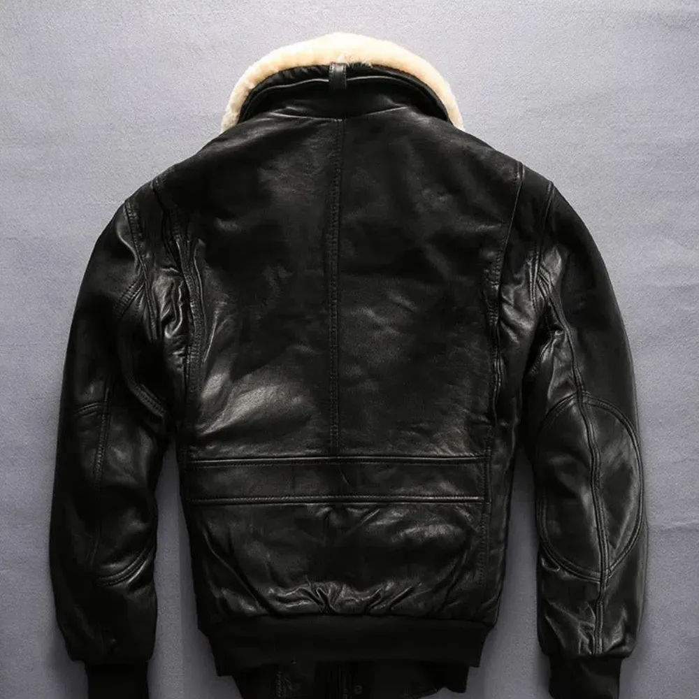 Mens G1 Sheepskin Bomber Jacket