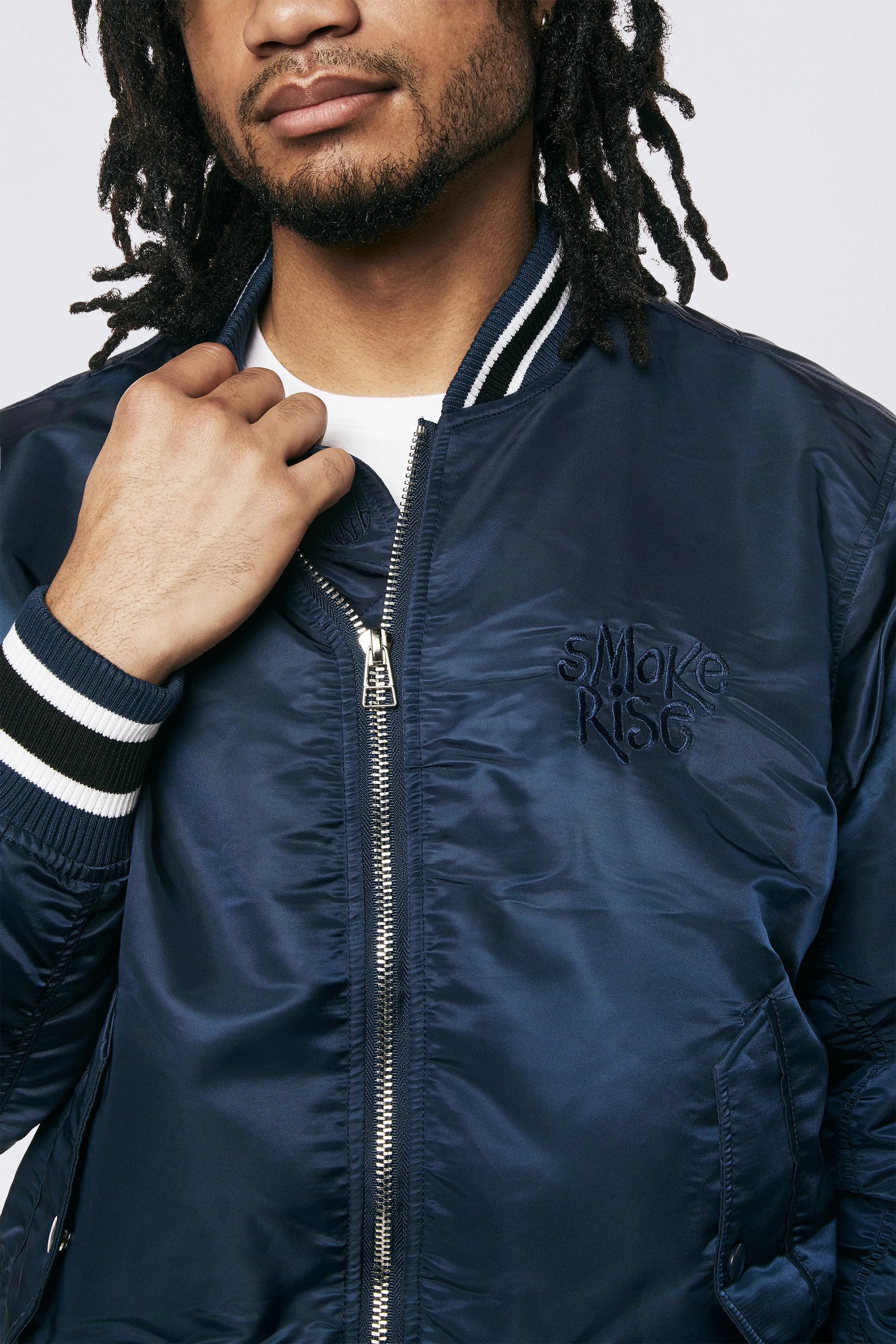 Men's MA1 Bomber Jacket Navy - Online Exclusive