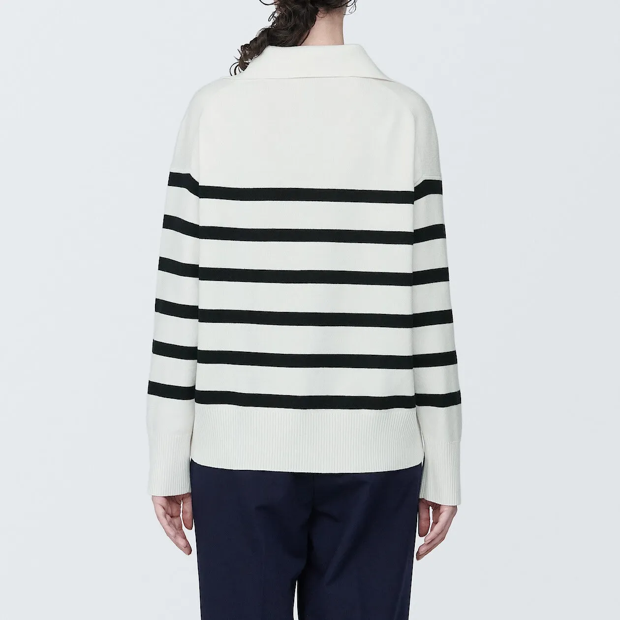 Milano Ribbed Polo Sweater