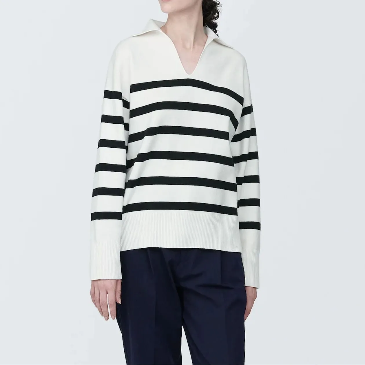 Milano Ribbed Polo Sweater