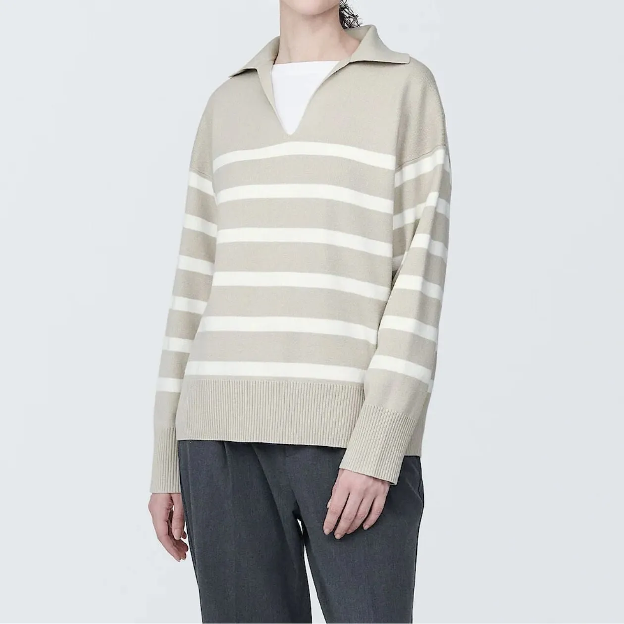 Milano Ribbed Polo Sweater