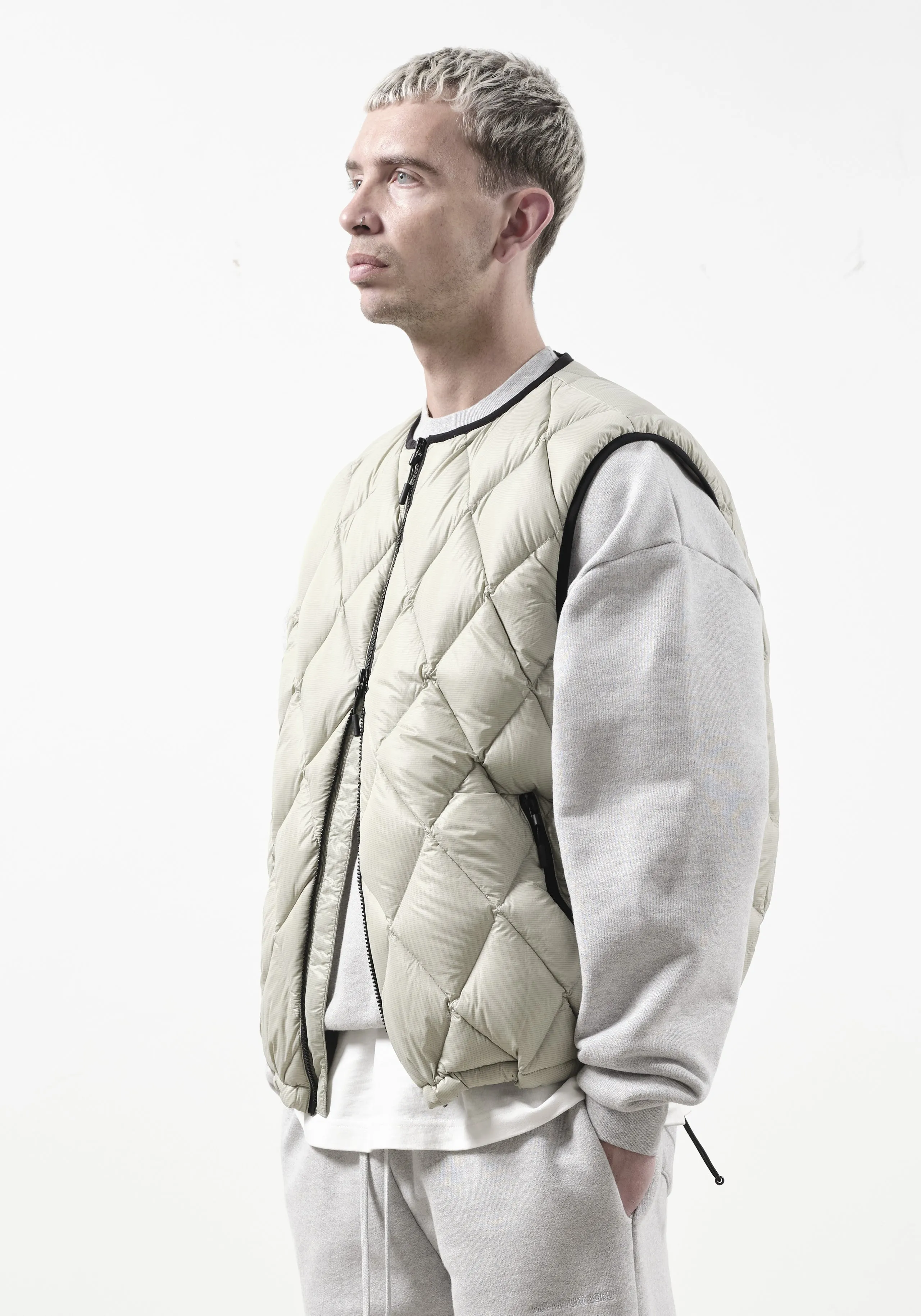 MKI Diamond Quilted Down Vest