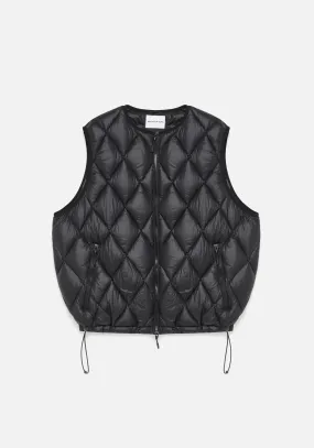 MKI Down-Filled Diamond Quilted Vest