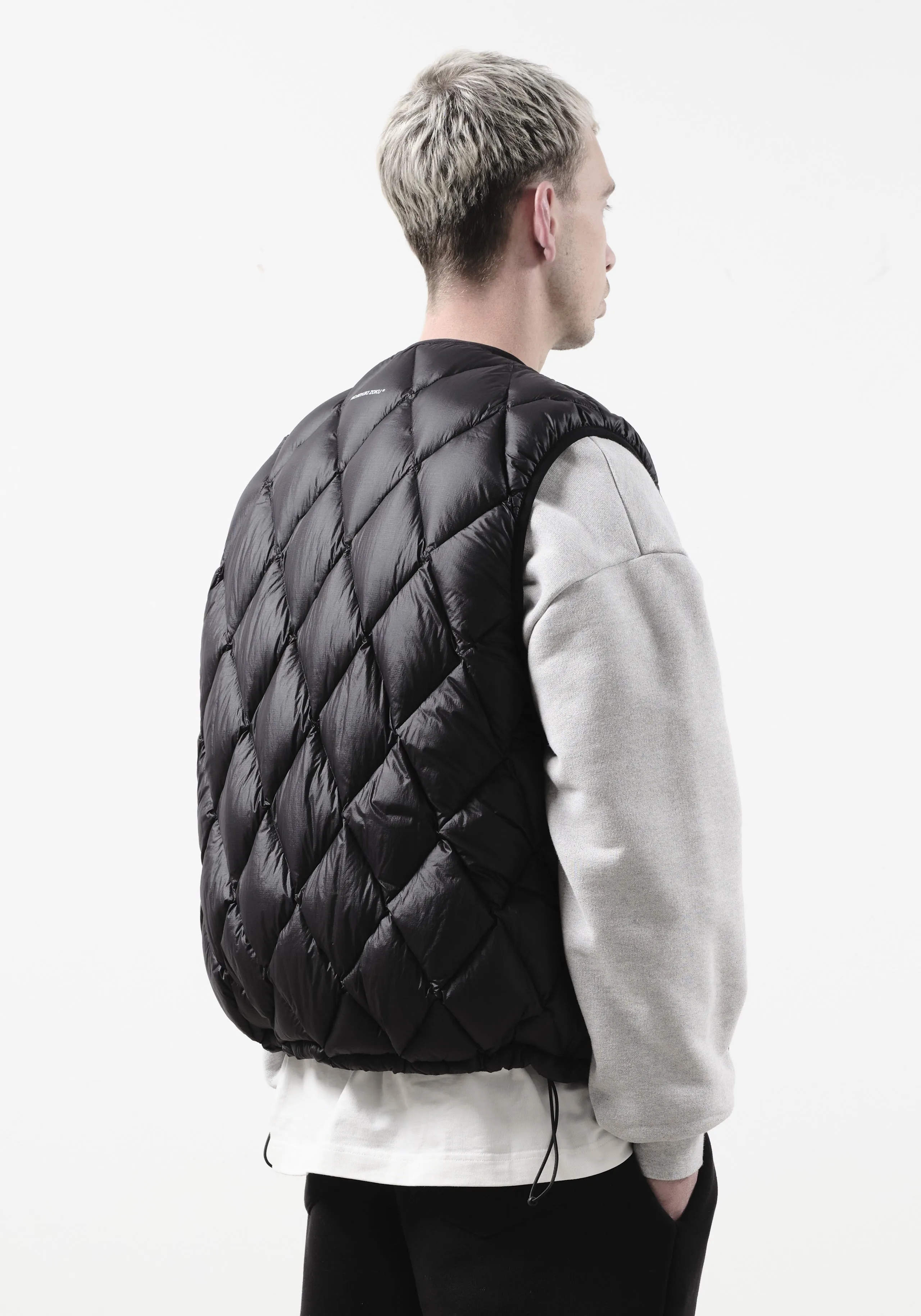 MKI Down-Filled Diamond Quilted Vest