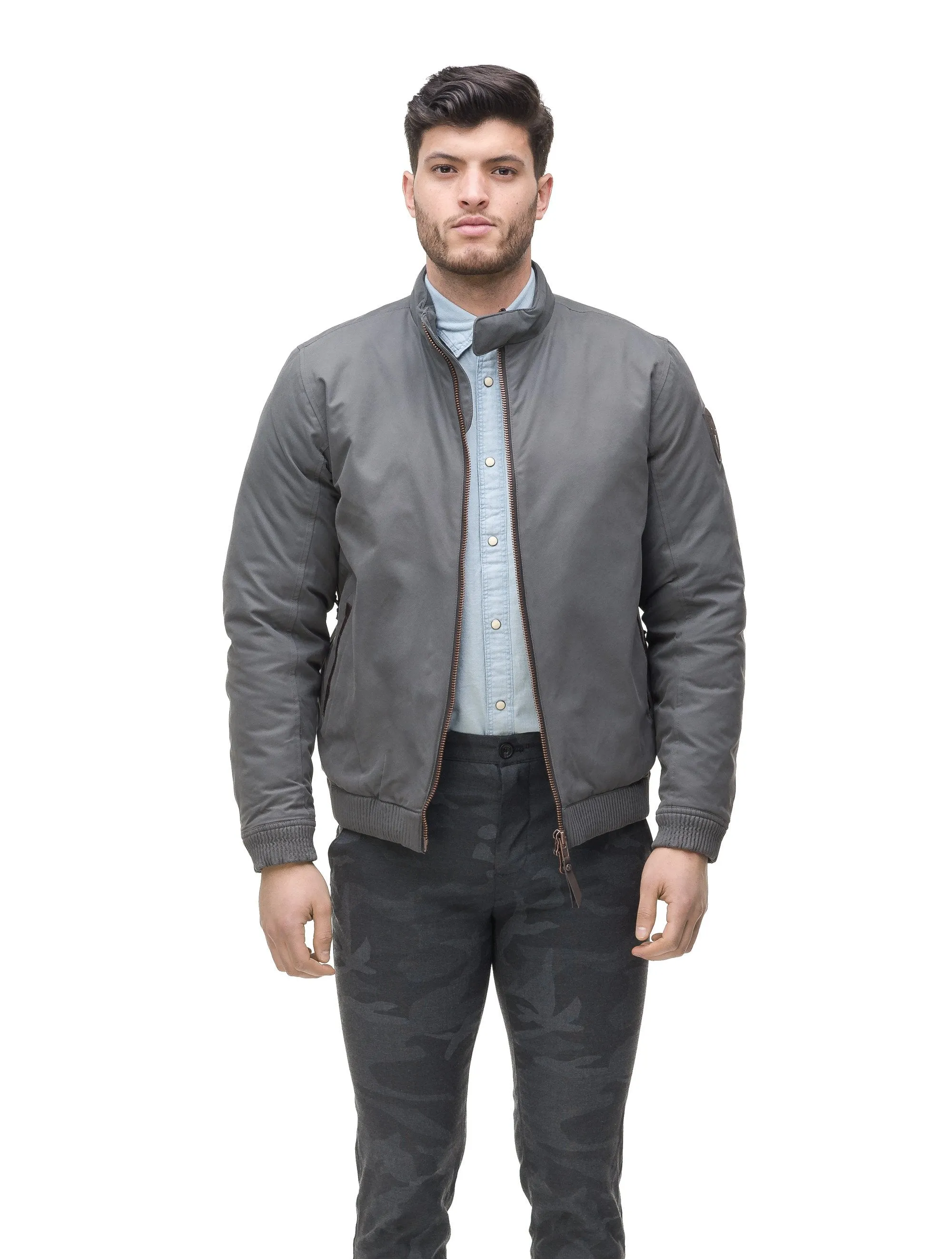 Stylish Mens Bomber Jacket - Lightweight Casual Outerwear for All Seasons