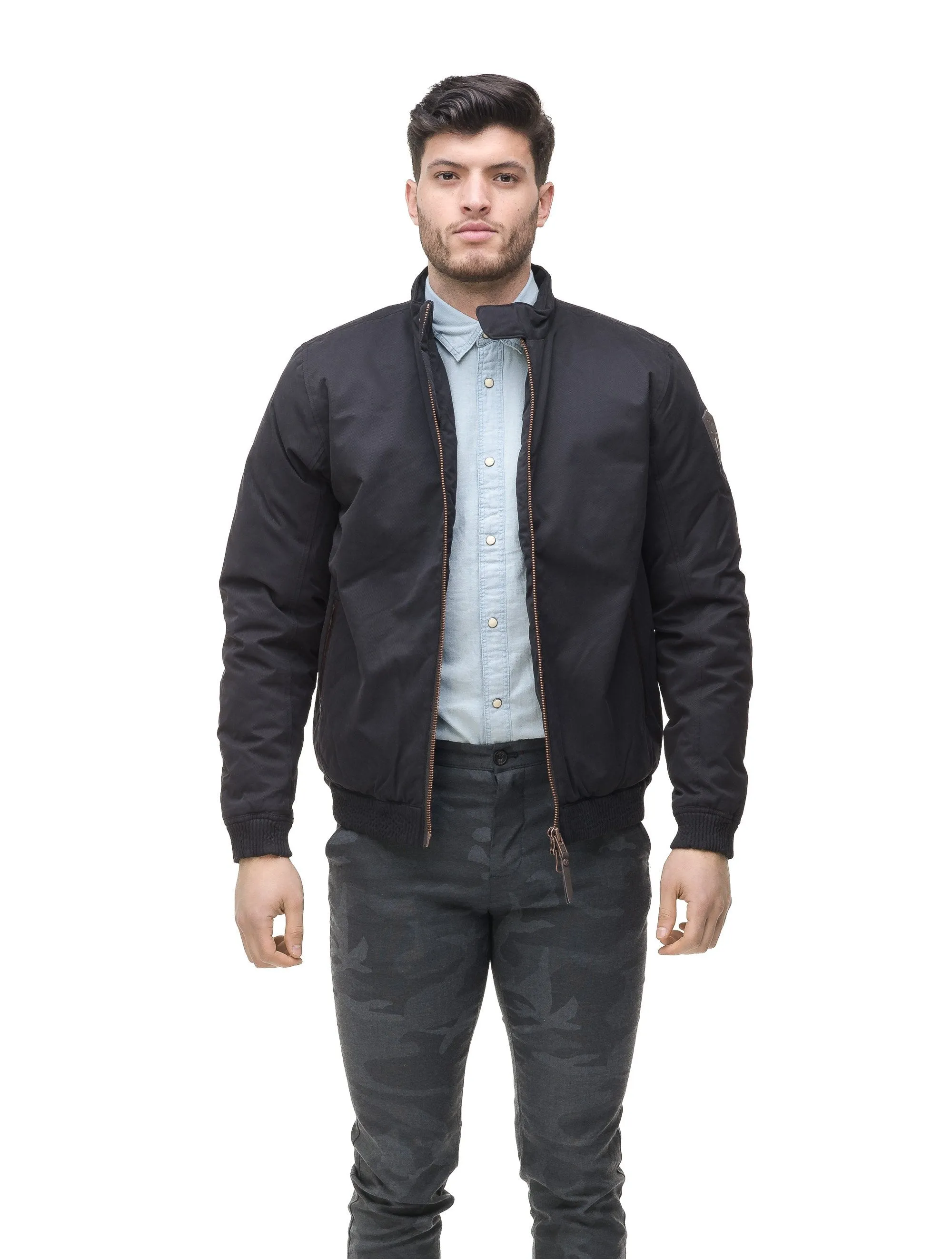 Stylish Mens Bomber Jacket - Lightweight Casual Outerwear for All Seasons