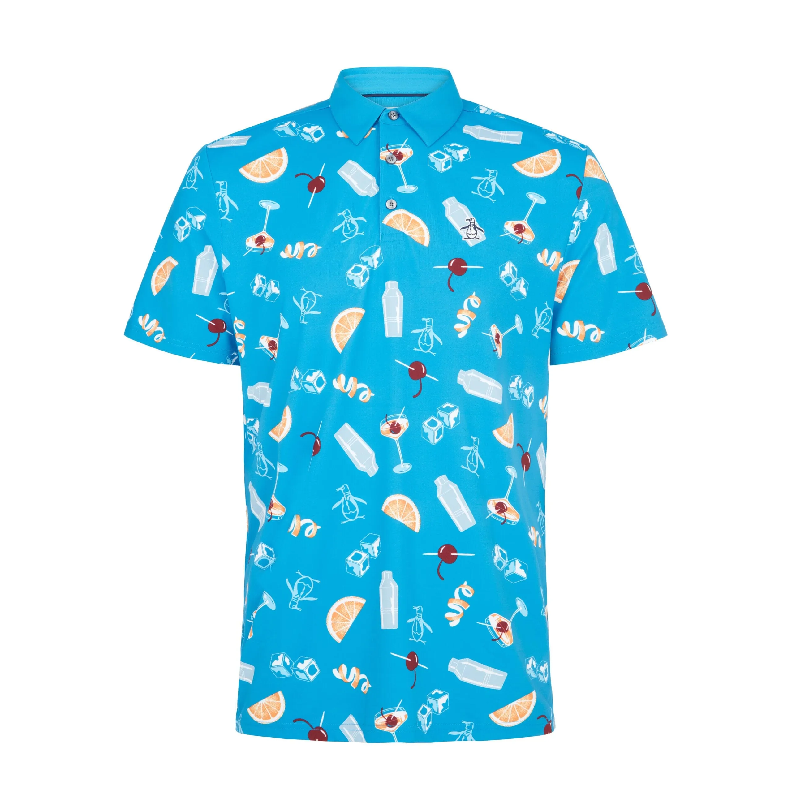 Original Penguin Polo Motif Cocktail Bleu