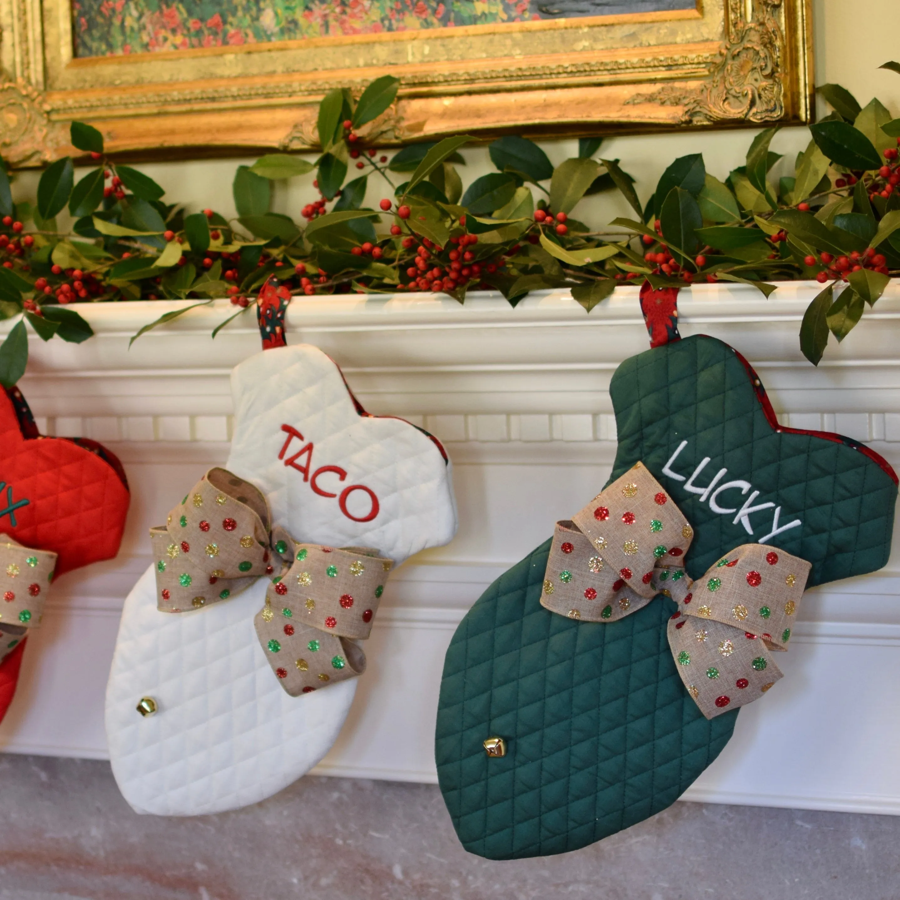 Pet Christmas Stockings with Personalization