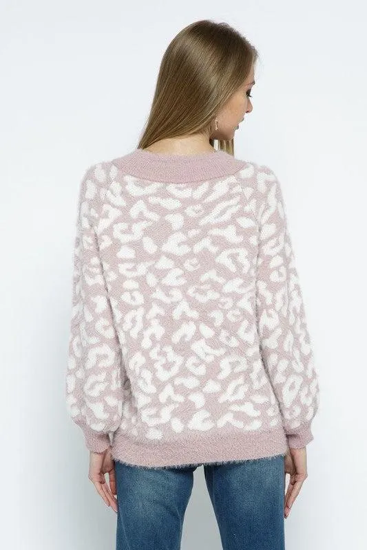 "Amanda" Animal Print Sweater