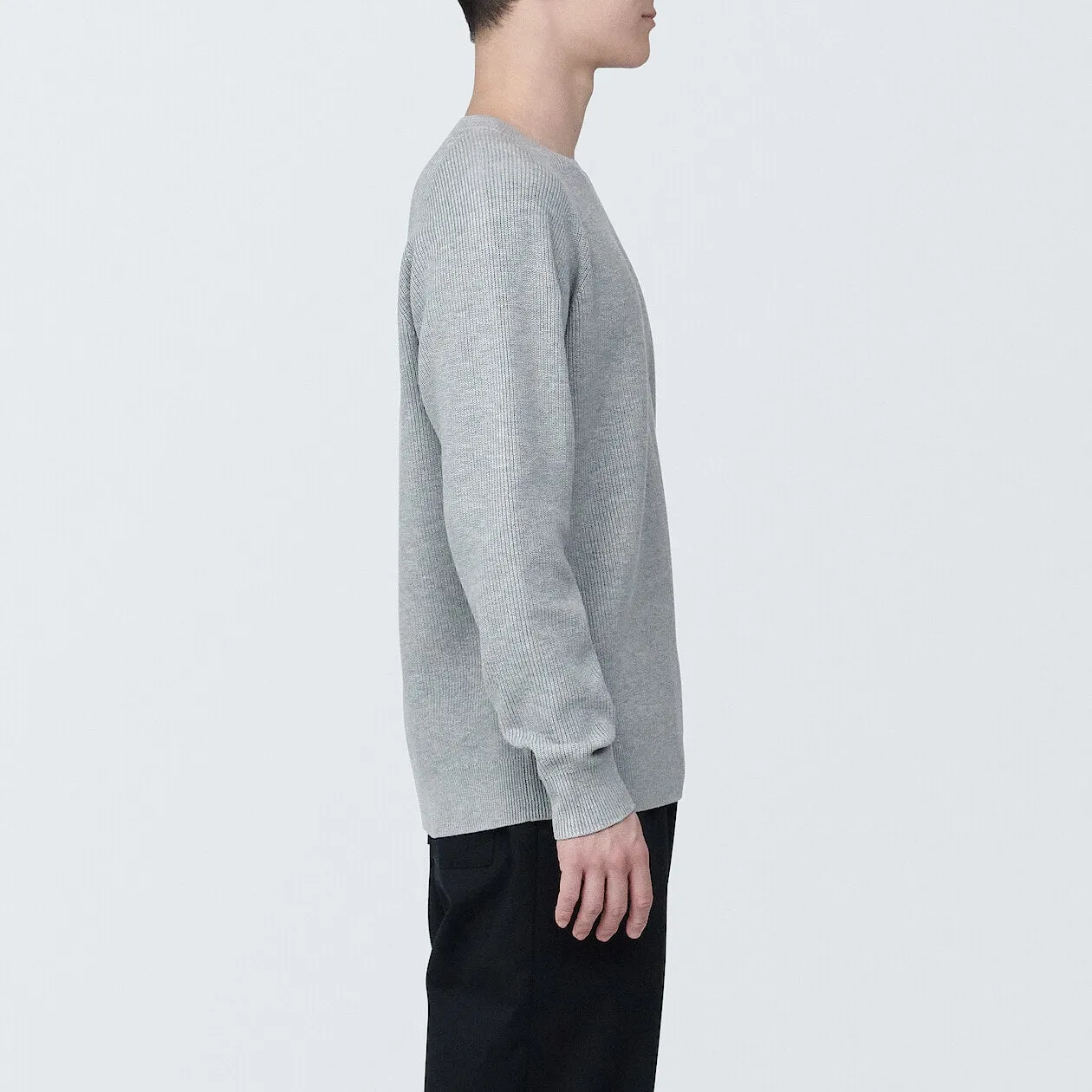 Ribbed Crewneck Sweater