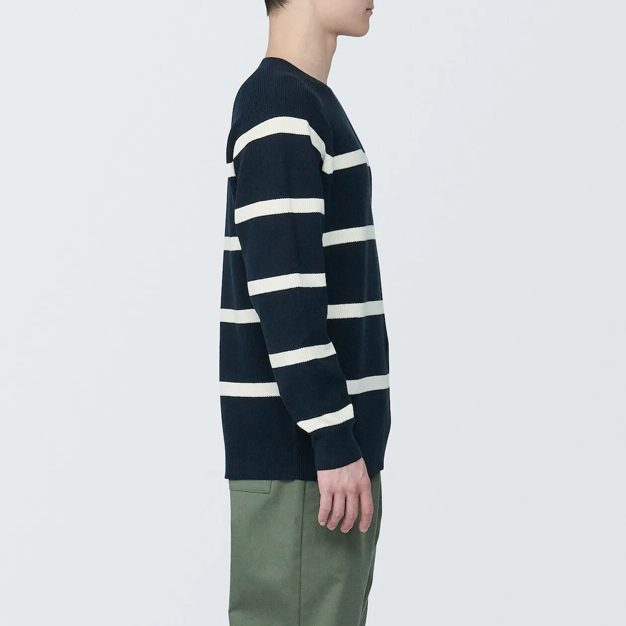 Ribbed Crewneck Sweater